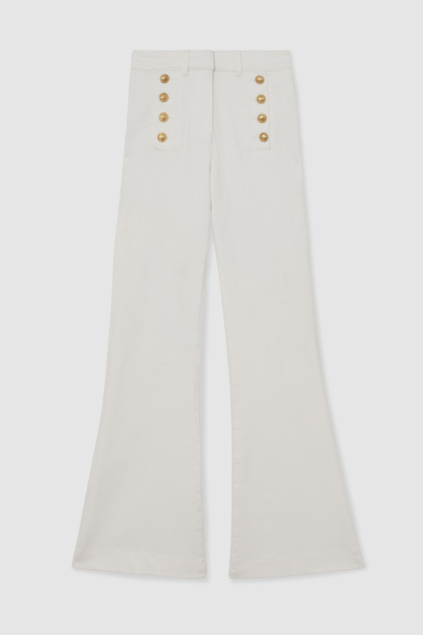 FLARE JEAN WHITE 7