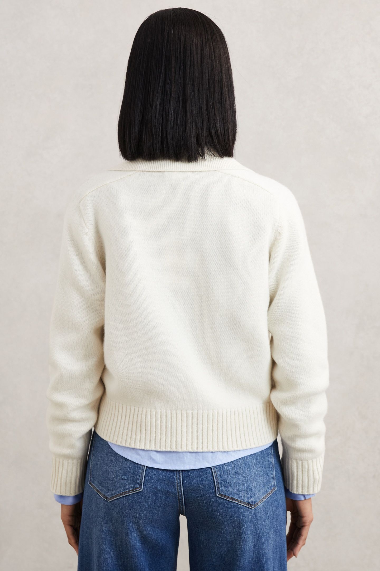 CABLE STITCH JUMPER IVORY 3