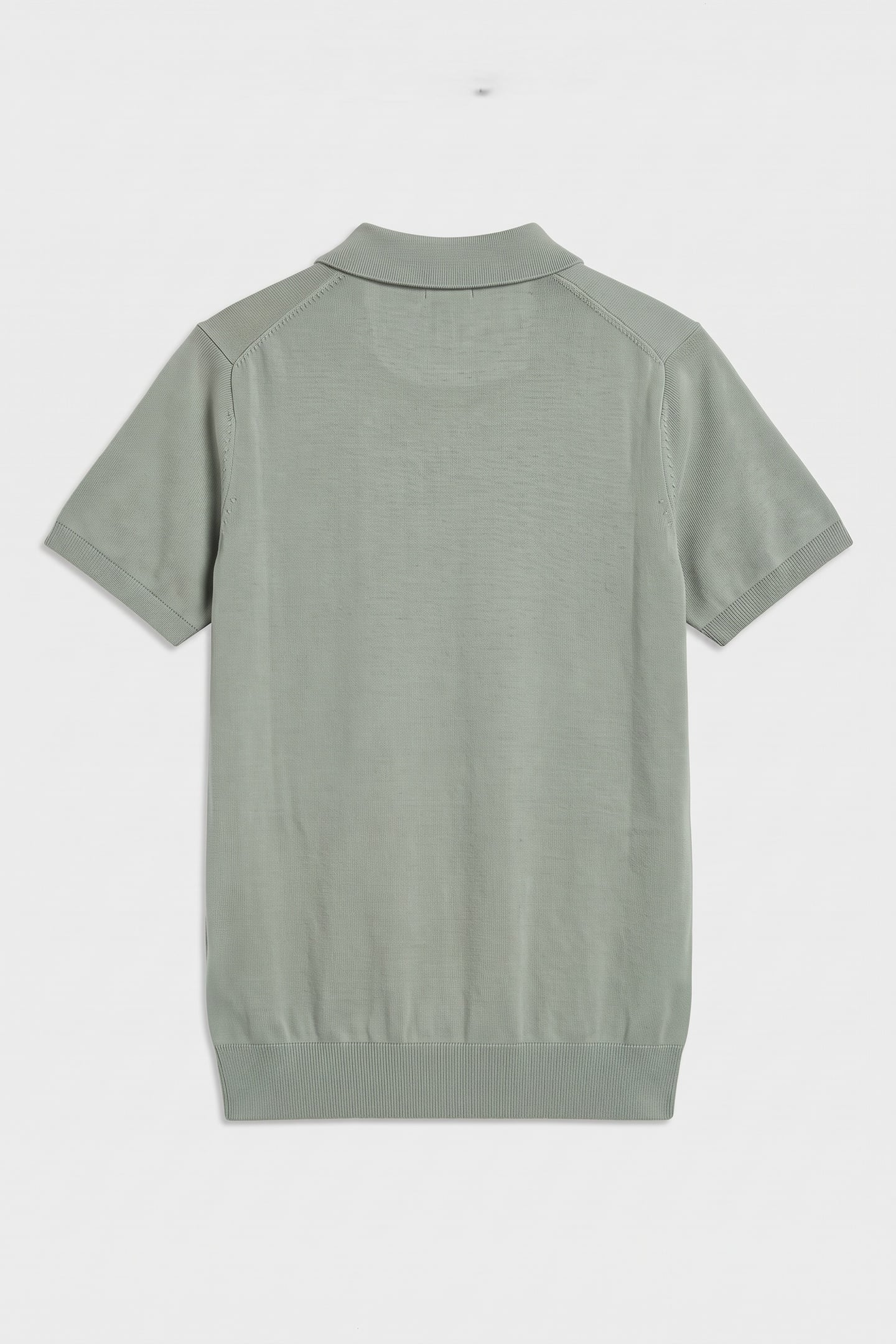 TEEN BOYS SHIELD KNITTED SS POLO CERAMIC GREY 3