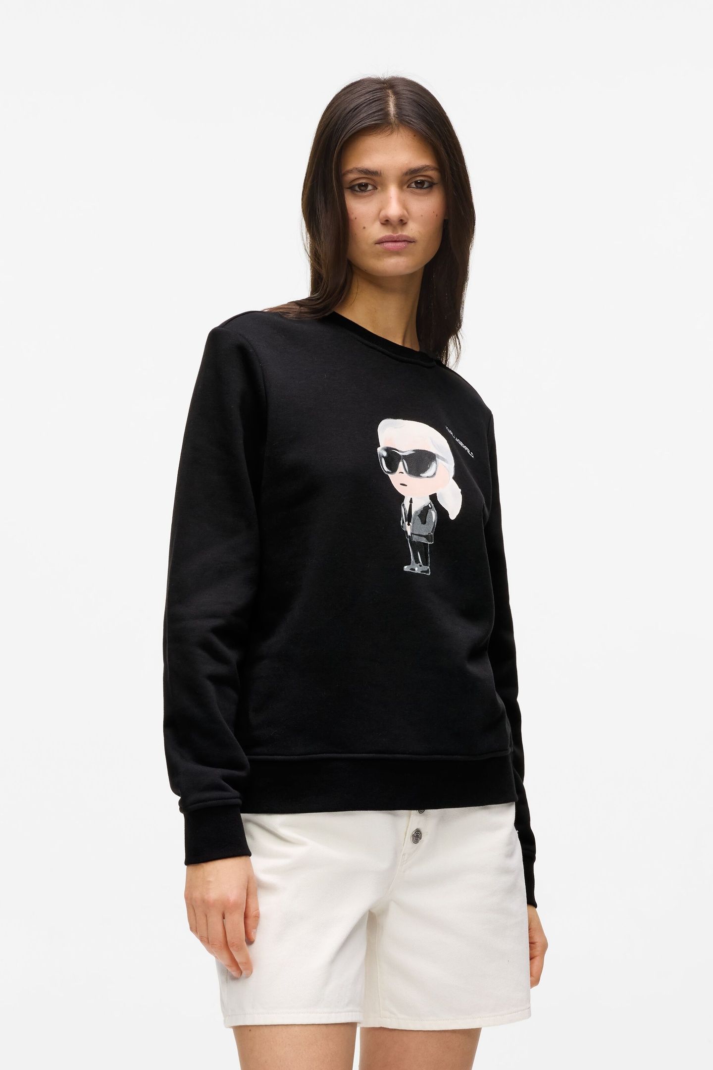 IKON AQUARELLE KARL SWEATSHIRT BLACK 1