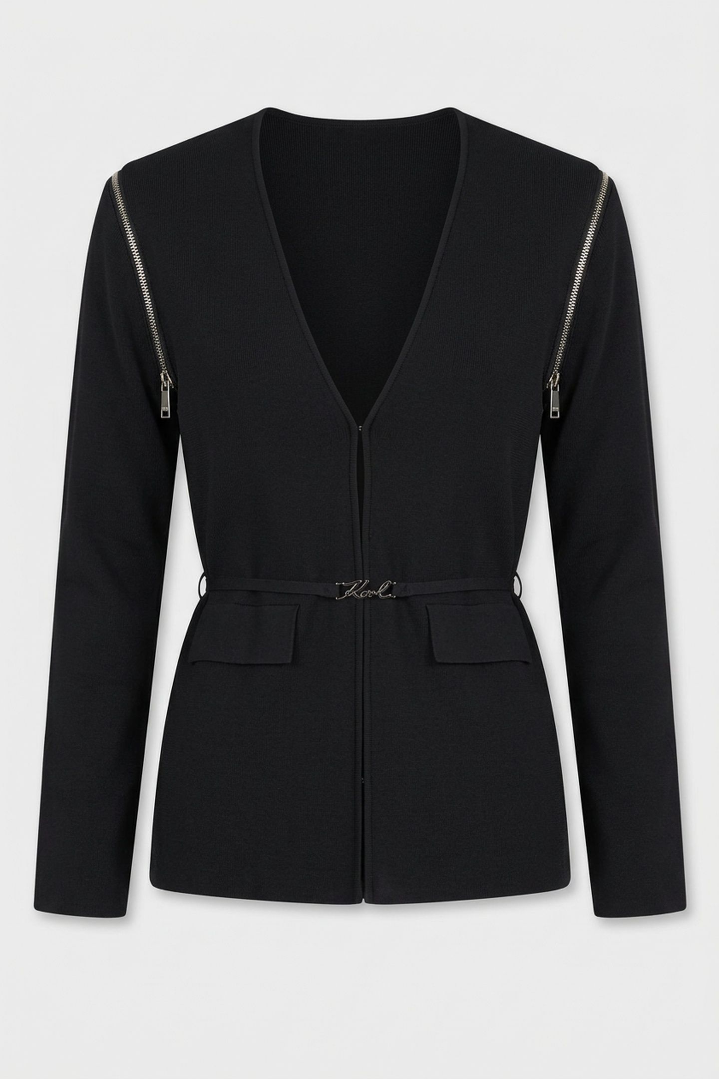 TRANSFORMER KNIT CARDIGAN BLACK 3