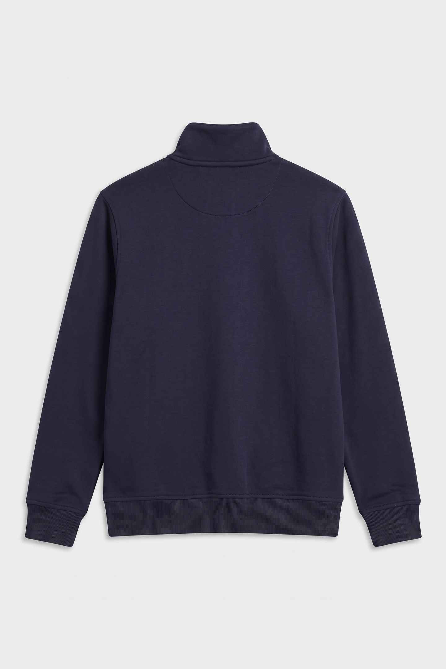 TEEN UNISEX SHIELD HALF ZIP SWEATSHIRT EVENING BLUE 3