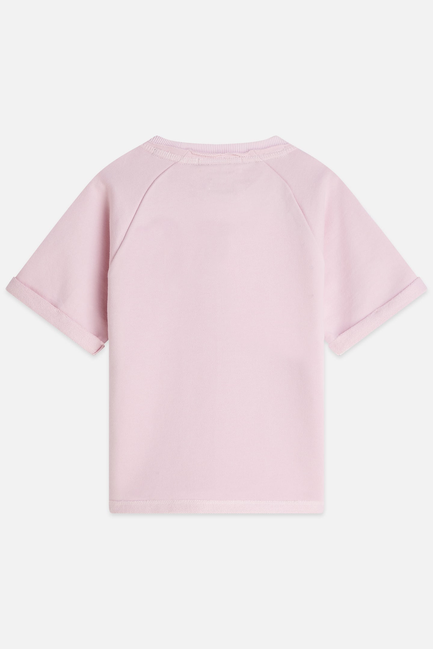 GIRLS FRONT AND BACK ARTWORK SHORTSLEEVE SWEATSHIRT DARK PIN 2