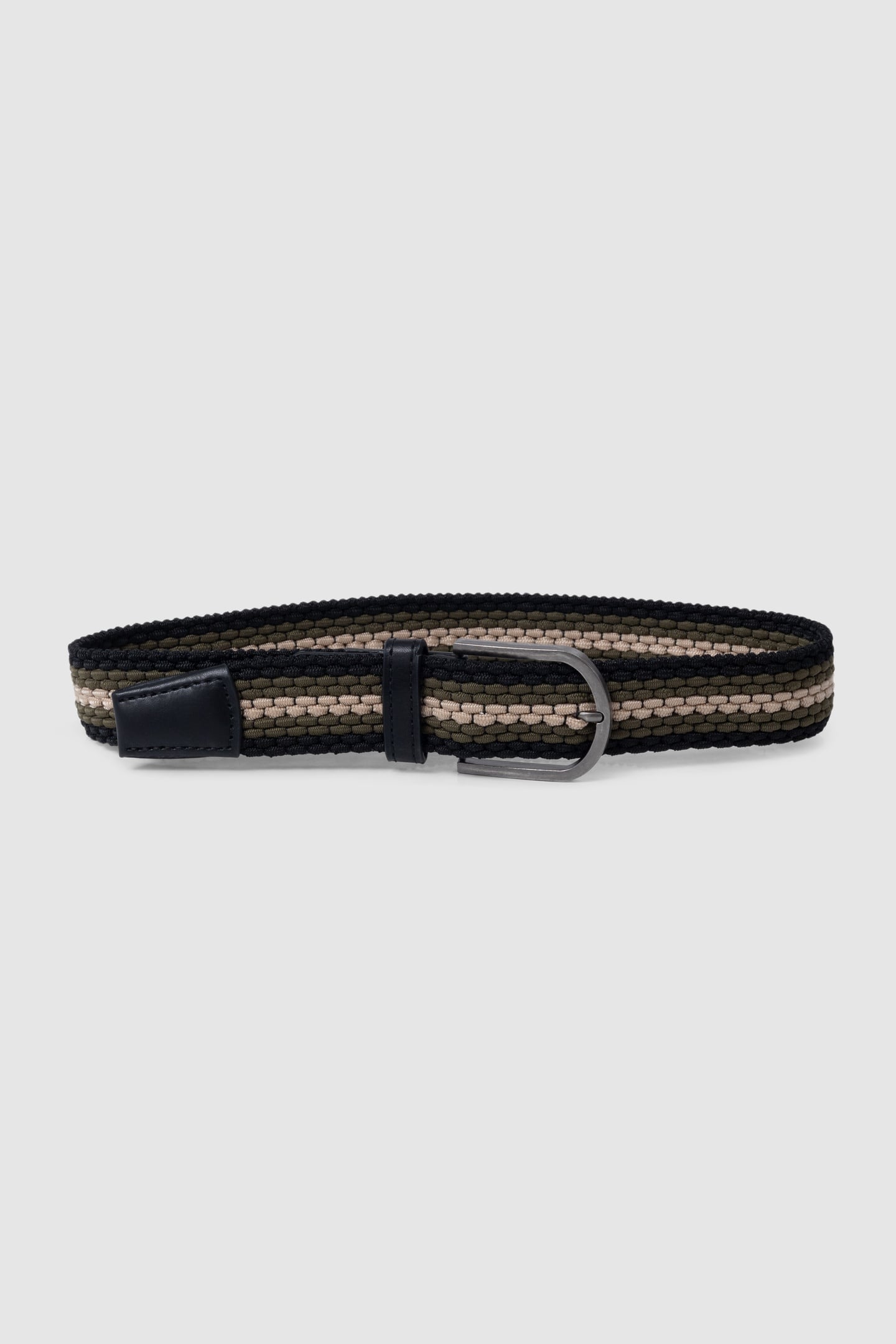 BOY'S BLACK SLIM JEANS WITH REMOVABLE BRAIDED WAISTBAND 3