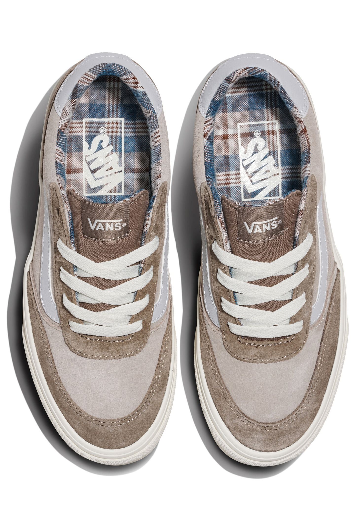 BROOKLYN LS OUTDOOR PLAID WARM TAUPE 5