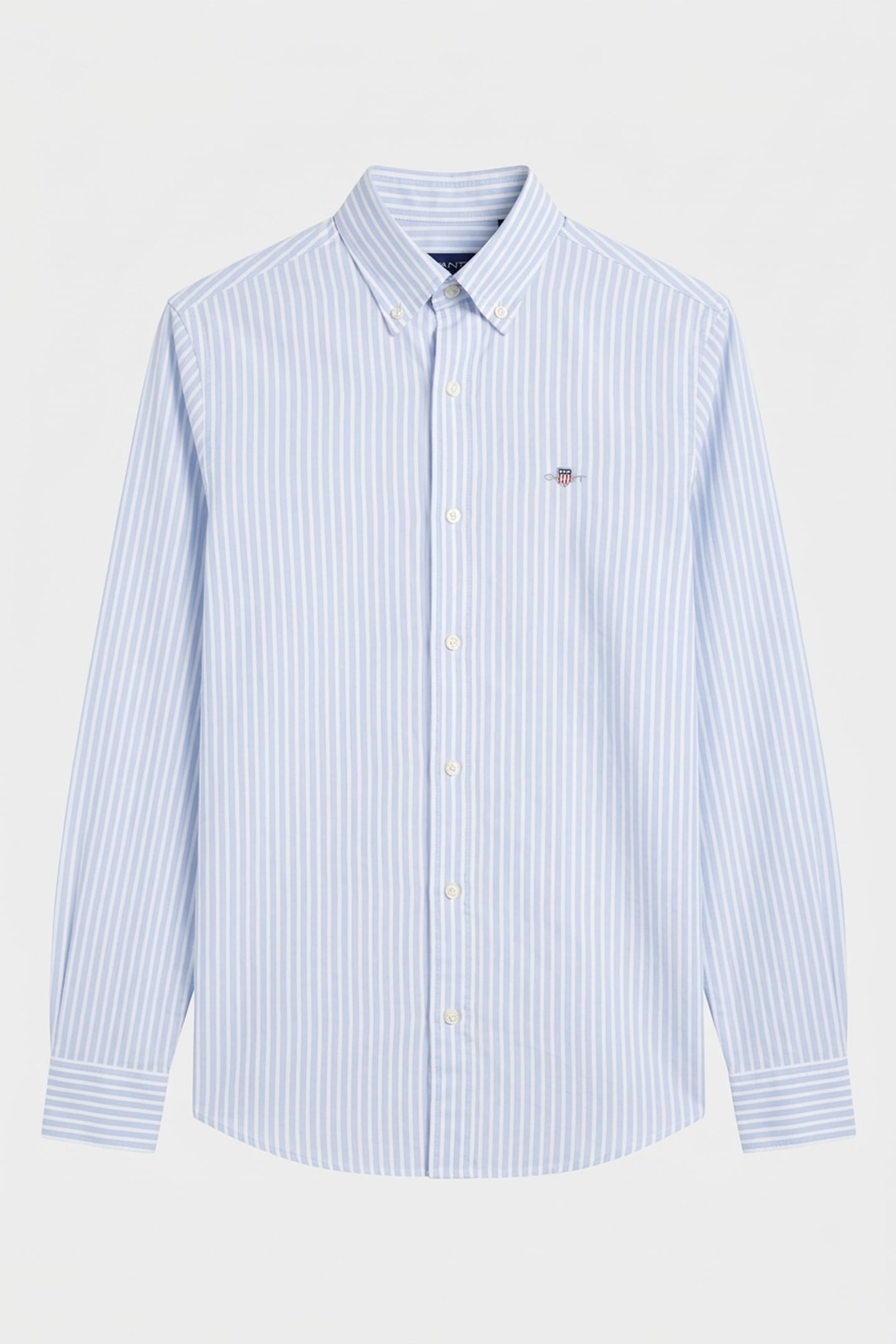 SLIM CLASSIC POPLIN STRIPE SHIRT LIGHT BLUE 3