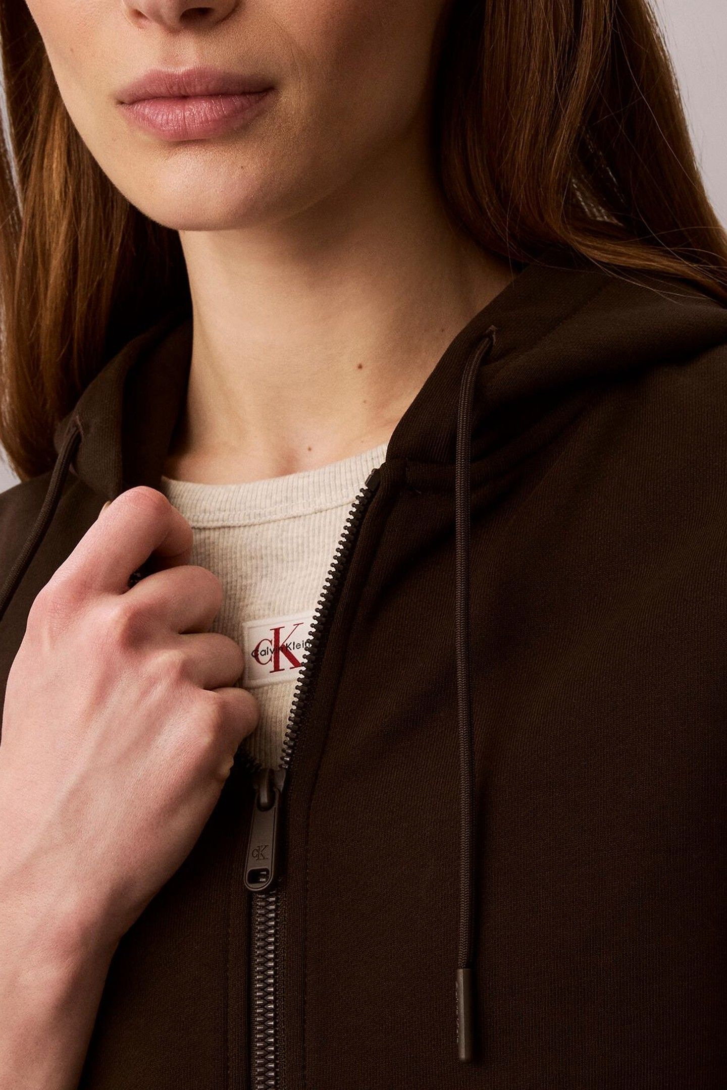 LS TERRY LOGO WAIST DARK COFFEE 6