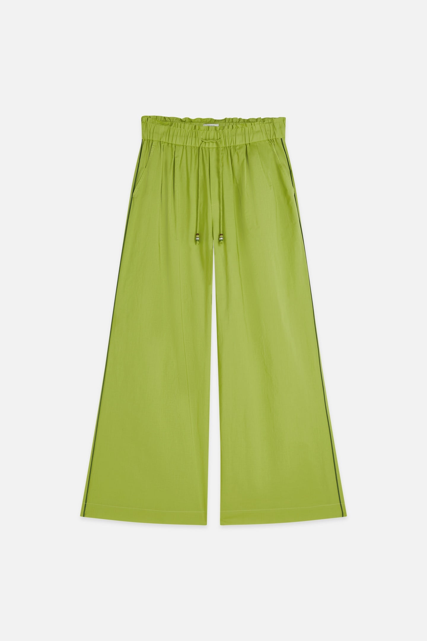 COTTON VOILE PULL ON BEACH PANTS GREEN OASIS 4