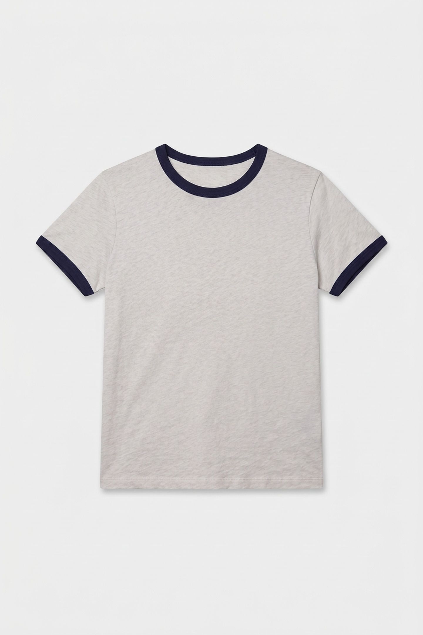 UNISEX T-SHIRT SHORT SLEEVE CONTRAST CHALK 5