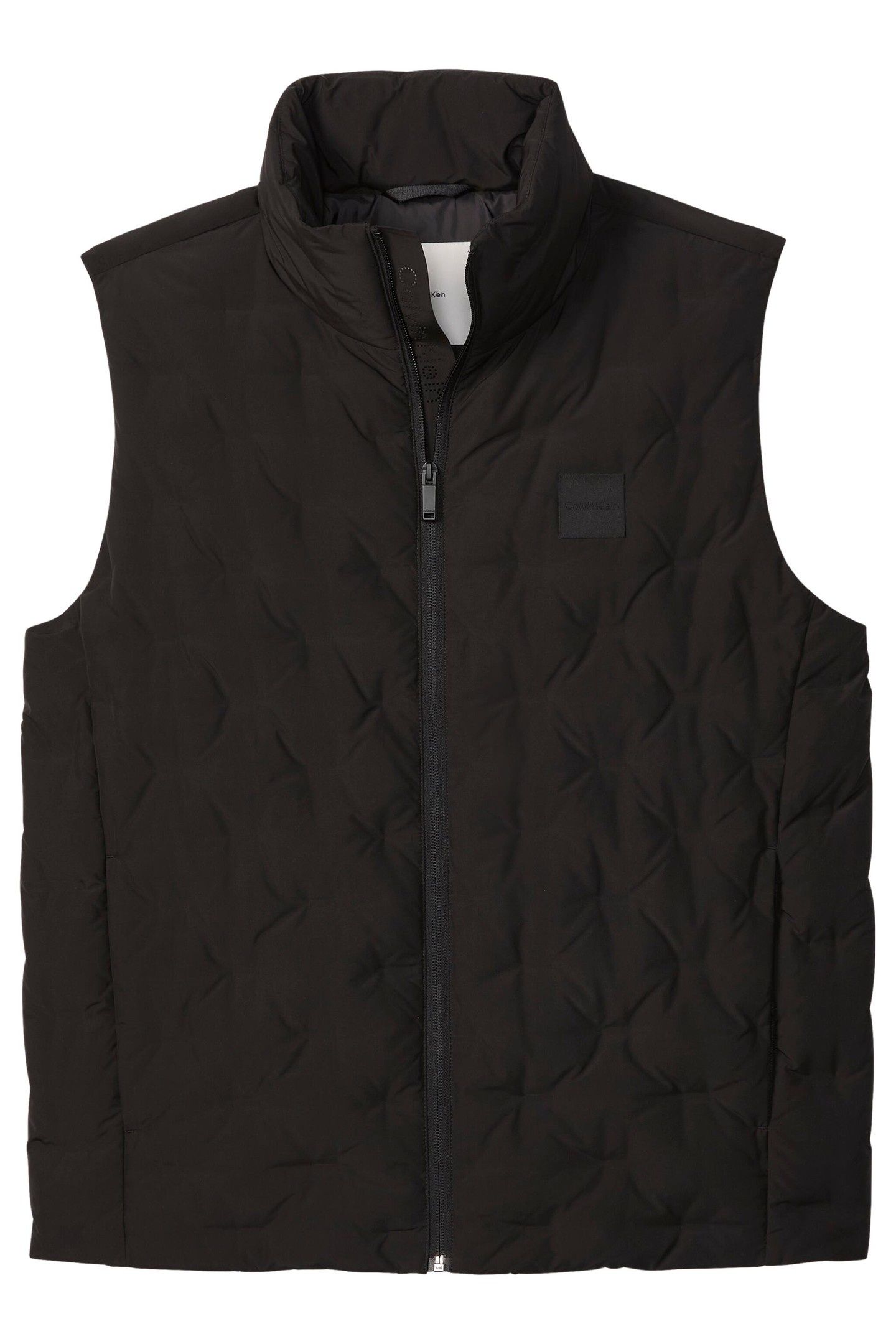 SLEEVELESS HEATSEAL QUILTED VEST BLACK 2