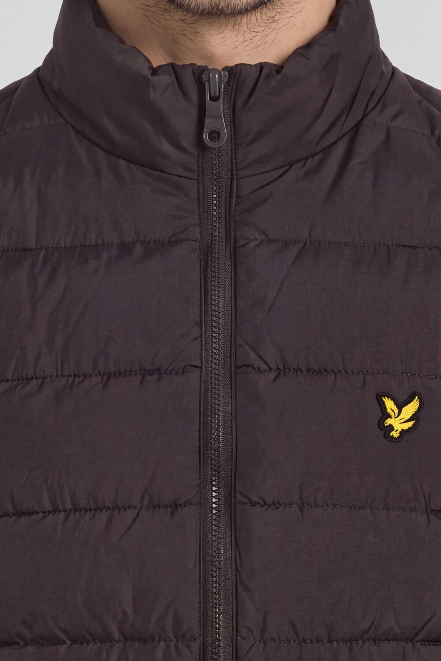 QUILTED PUFFER GILET SADDLE 5