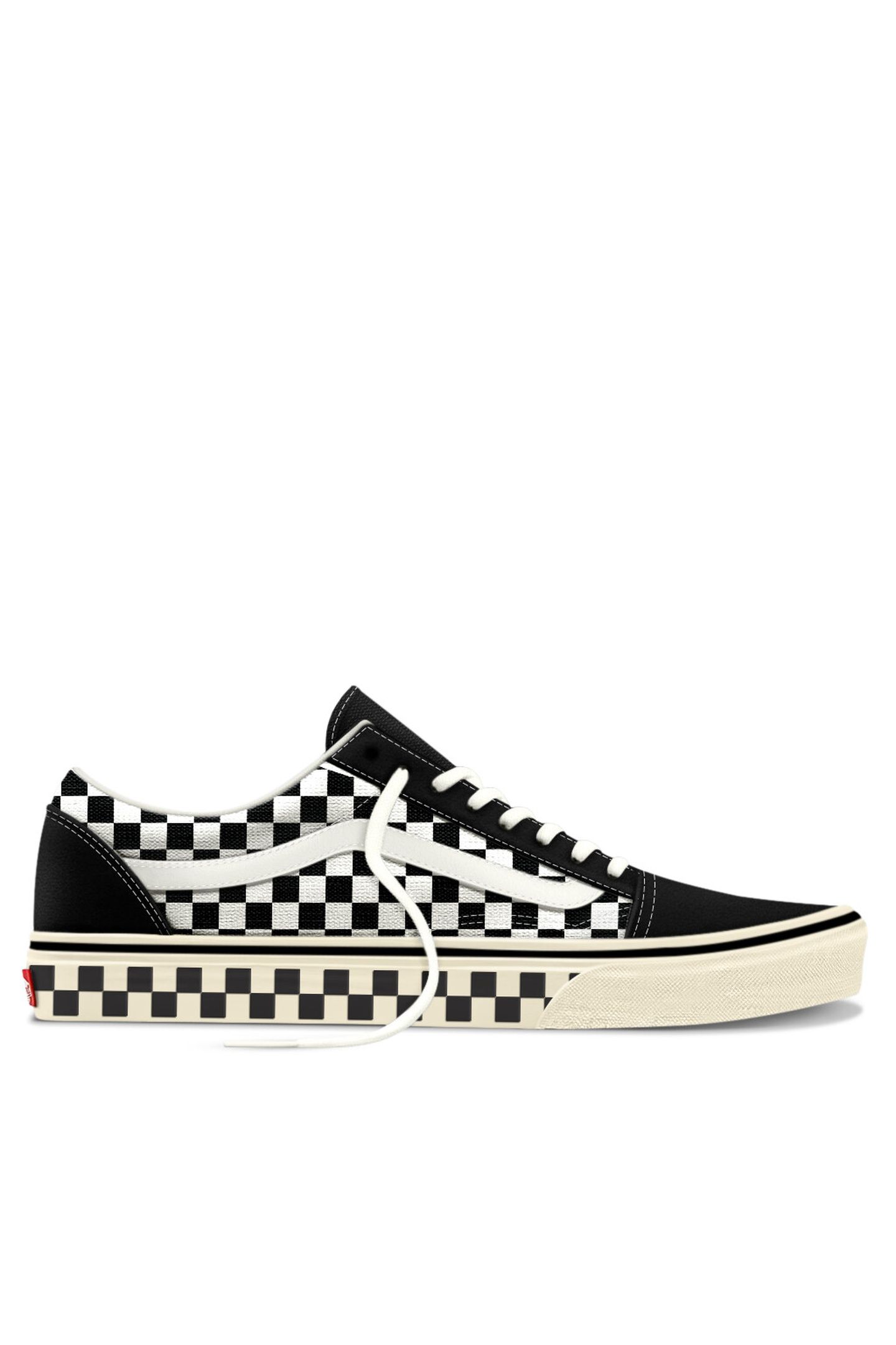 UNISEX OLD SKOOL CHECKERBOARD BLACK/MARSHMALLOW 1