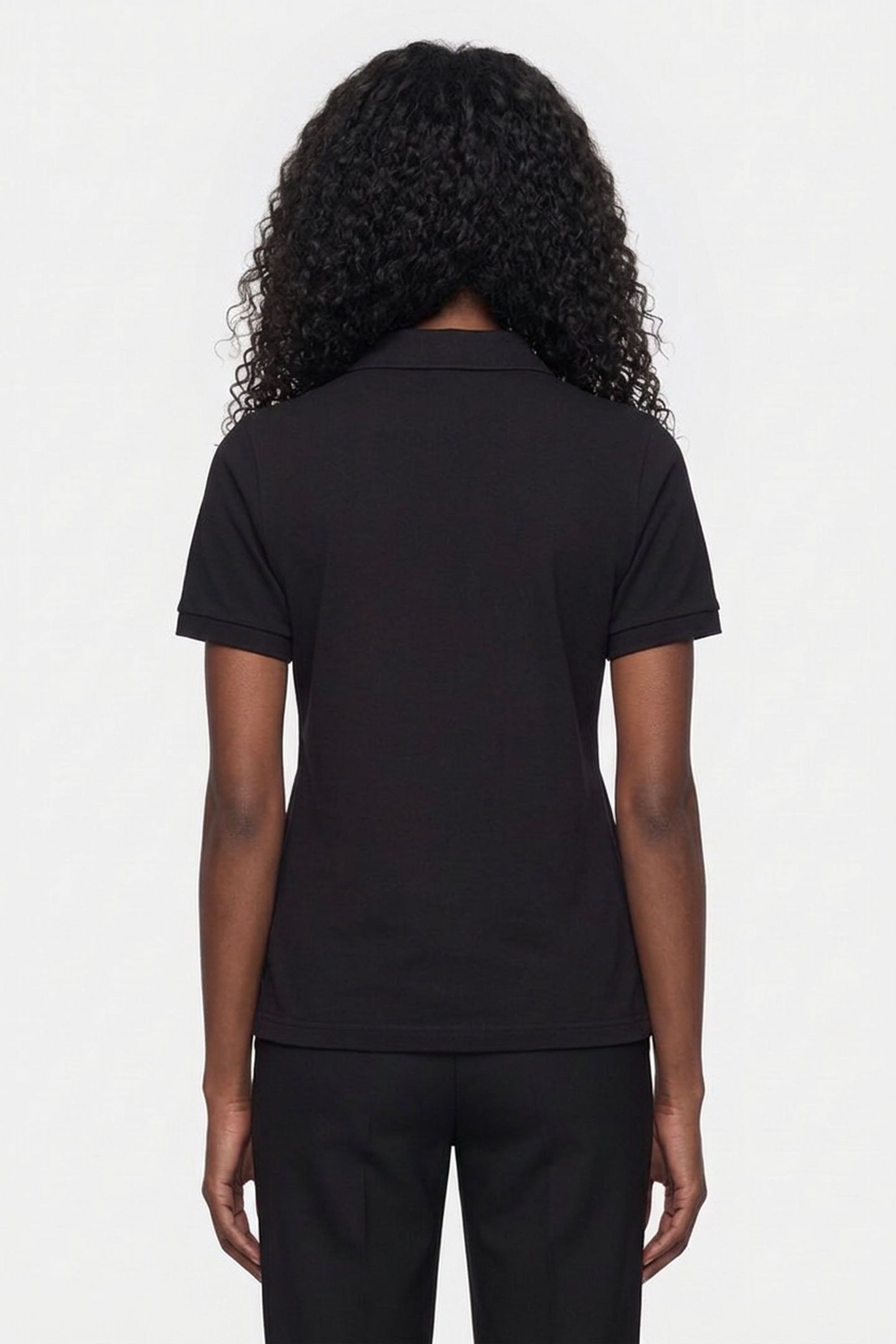 POLO FITTED SHORT SLEEVE BLACK 3
