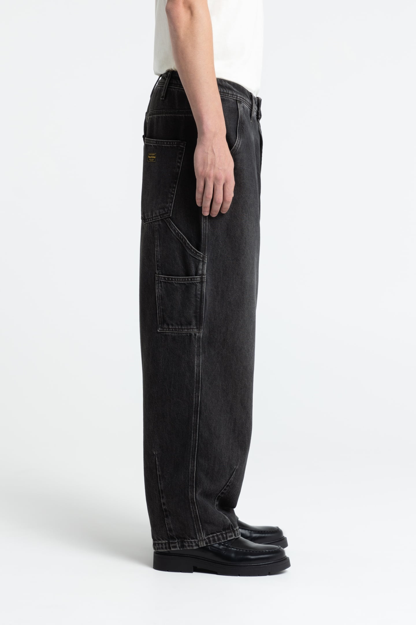 SABIUM PANTS VILMA BROWN BLACK WORN 4