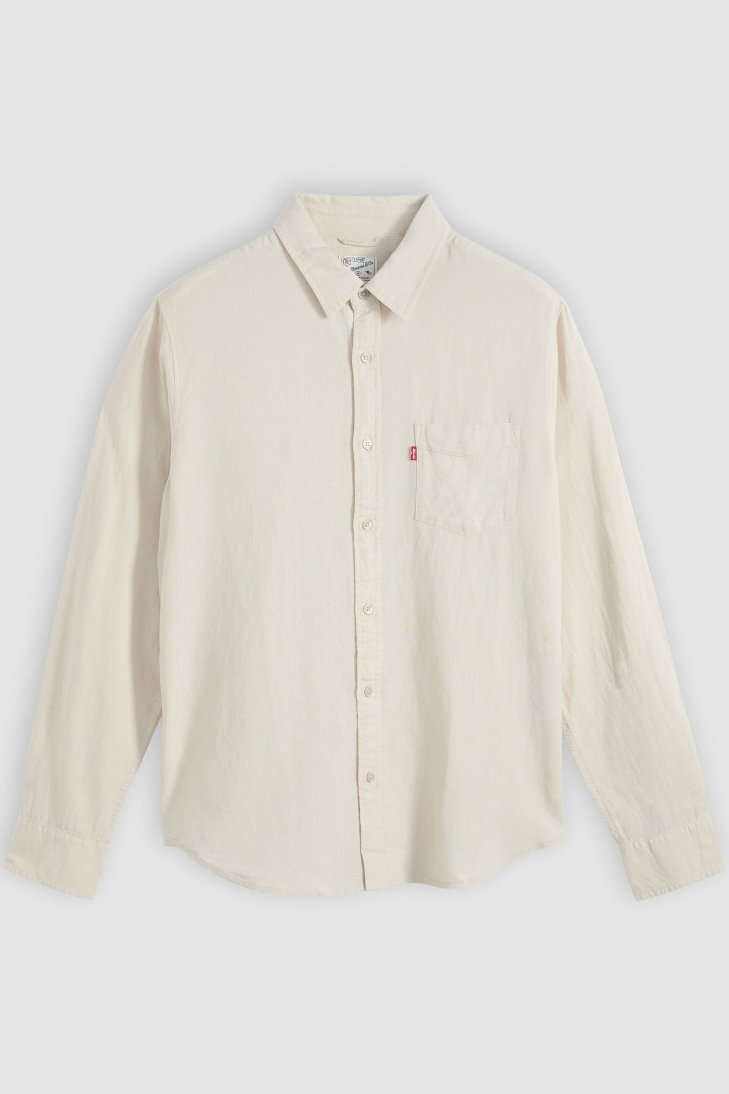 SUNSET ONE POCKET COTTON LINEN SHIRT 5