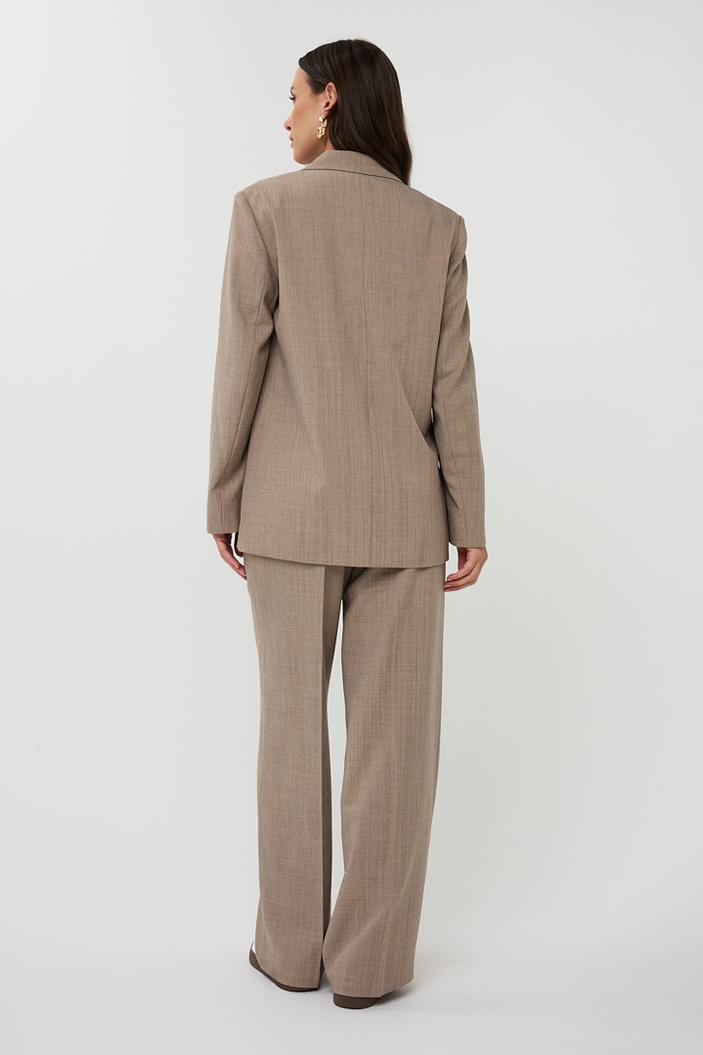 BLAZER DOUBLE BREASTED MELANGE TAUPE MELANGE 3