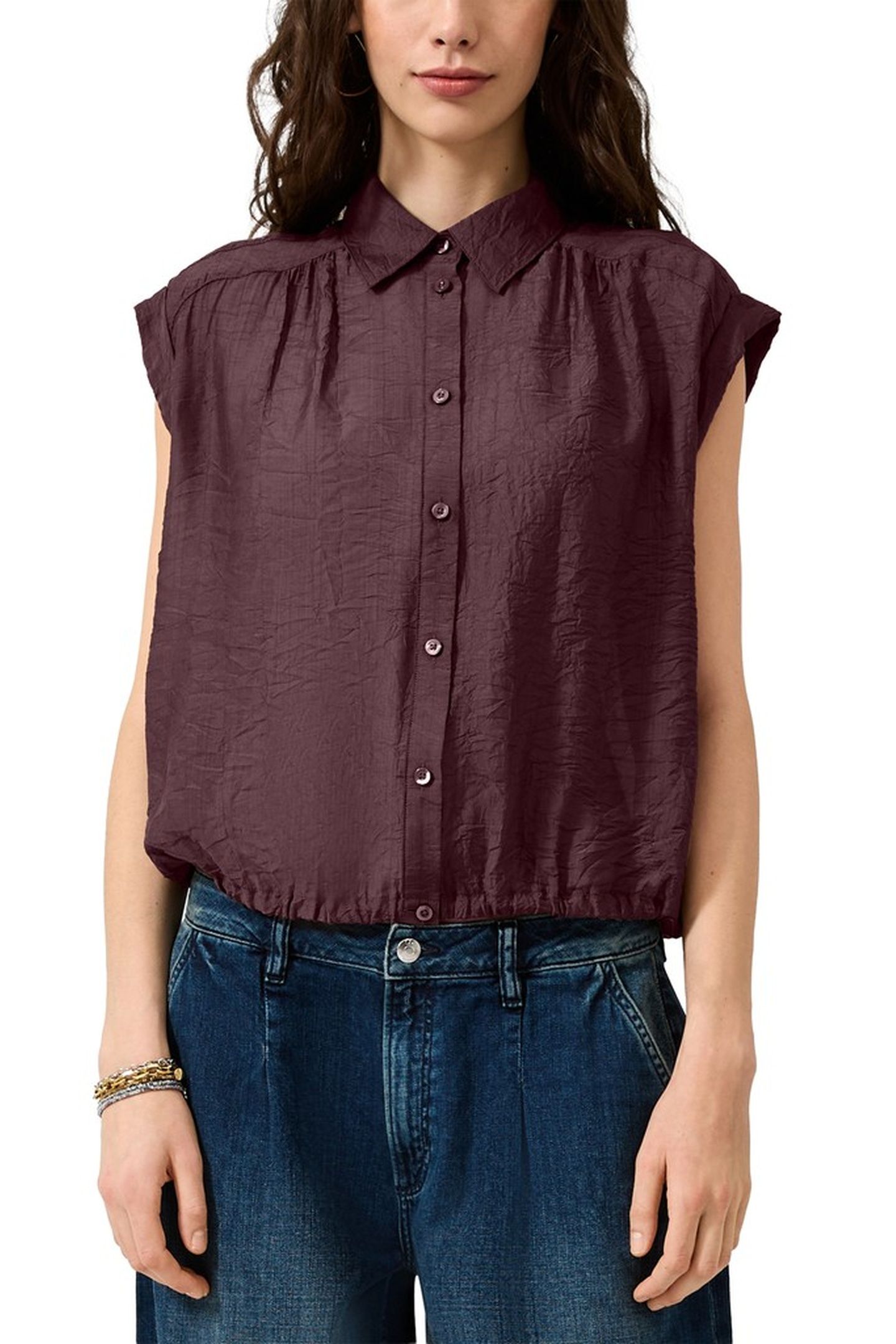 S.OLIVER-QS BLOUSES BURGUNDY 1