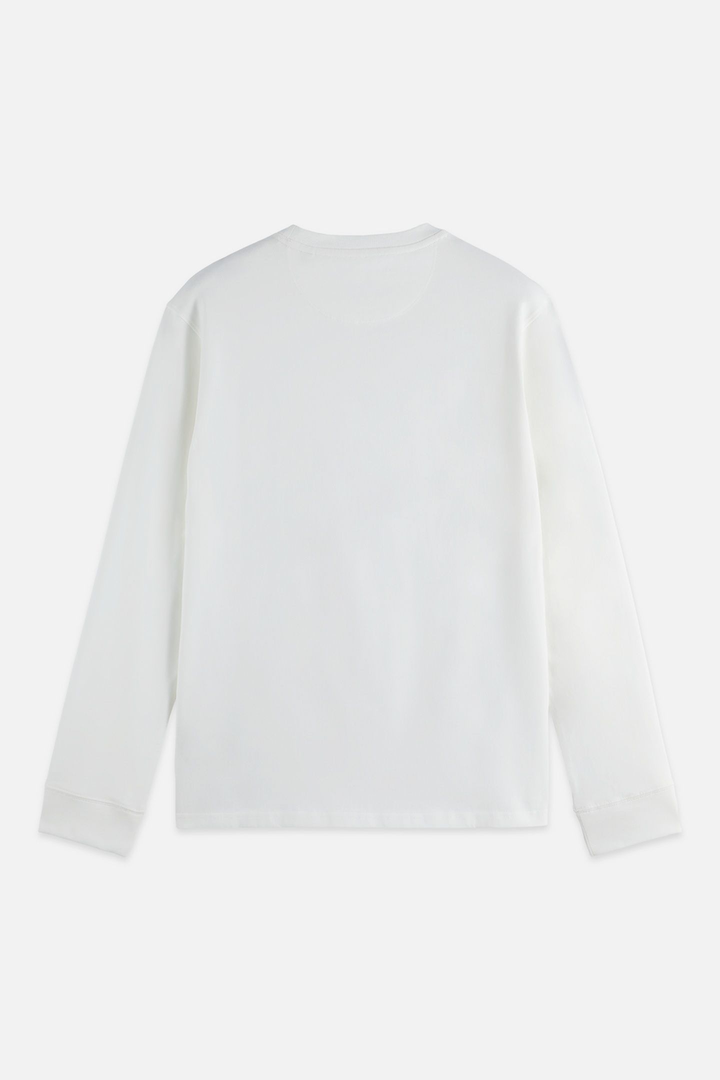 CHEST LOGO REGULAR-FIT LONG-SLEEVED T-SHIRT WHITE/PASTEL 5