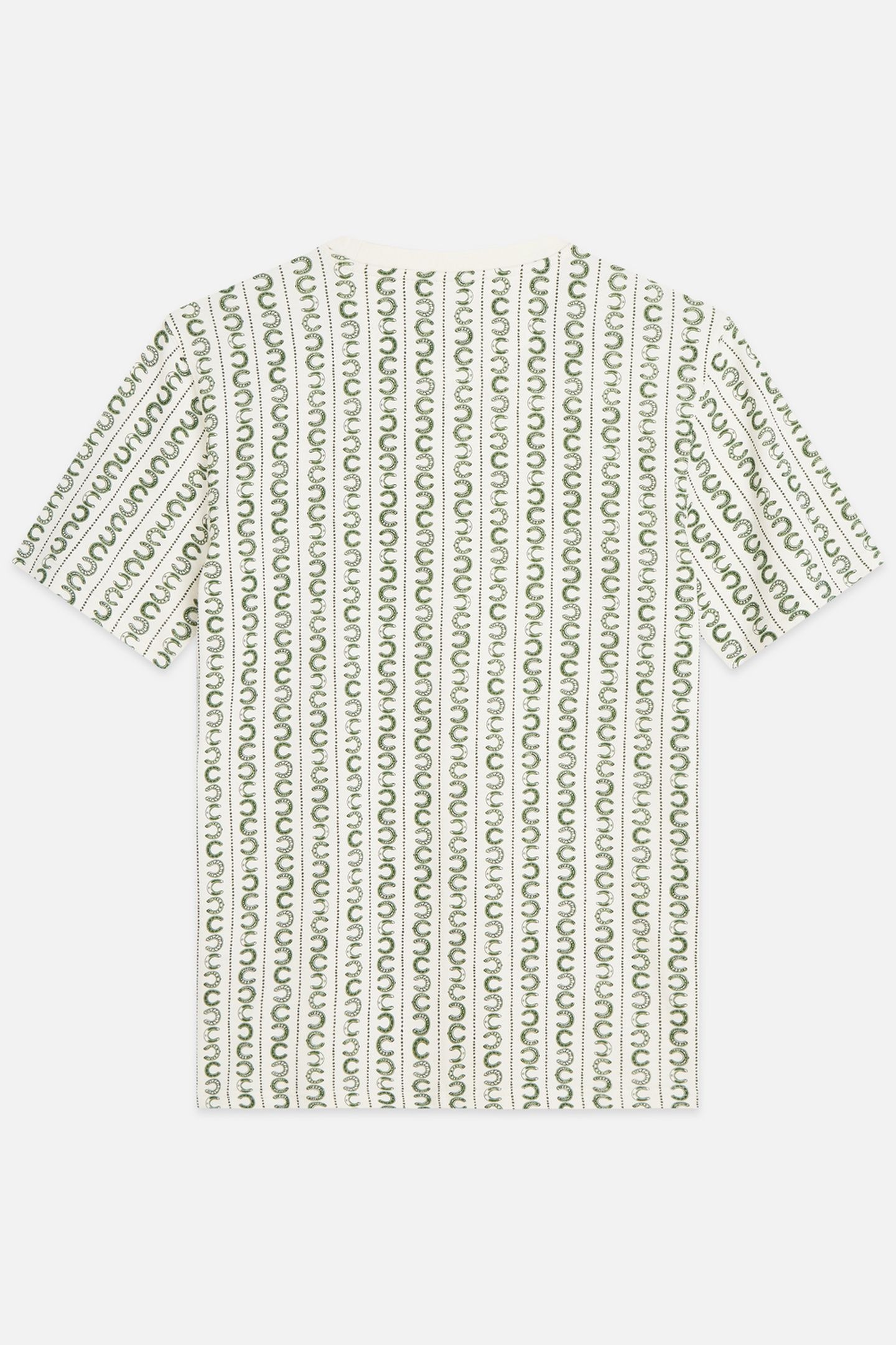 MICROPRINTED REGULARFIT TSHIRT LIGHT BEIGE 1