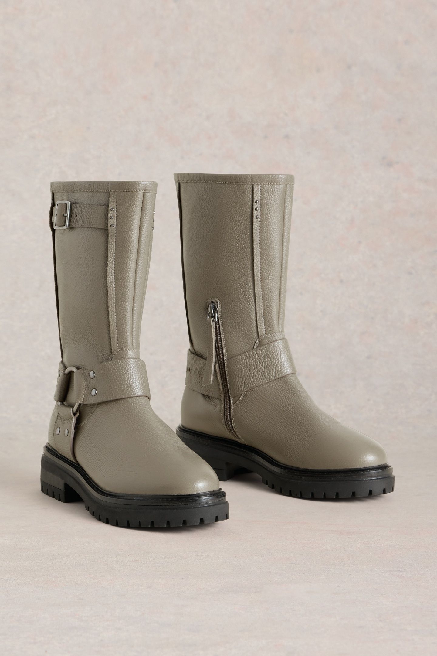 BOBBIE BIKER BOOT DK NAT 4