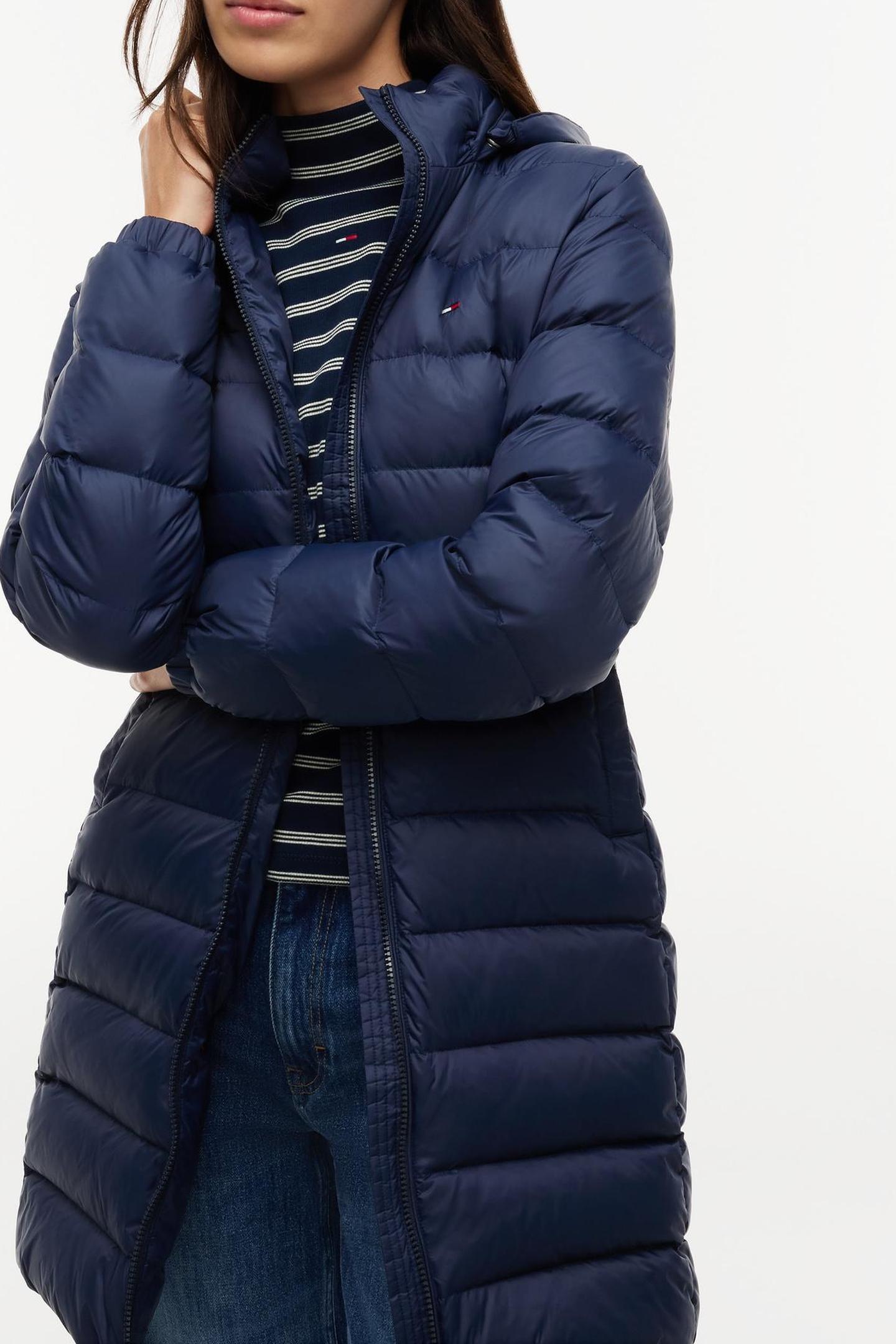 ESSENTIAL HOODED COAT BLUE 5