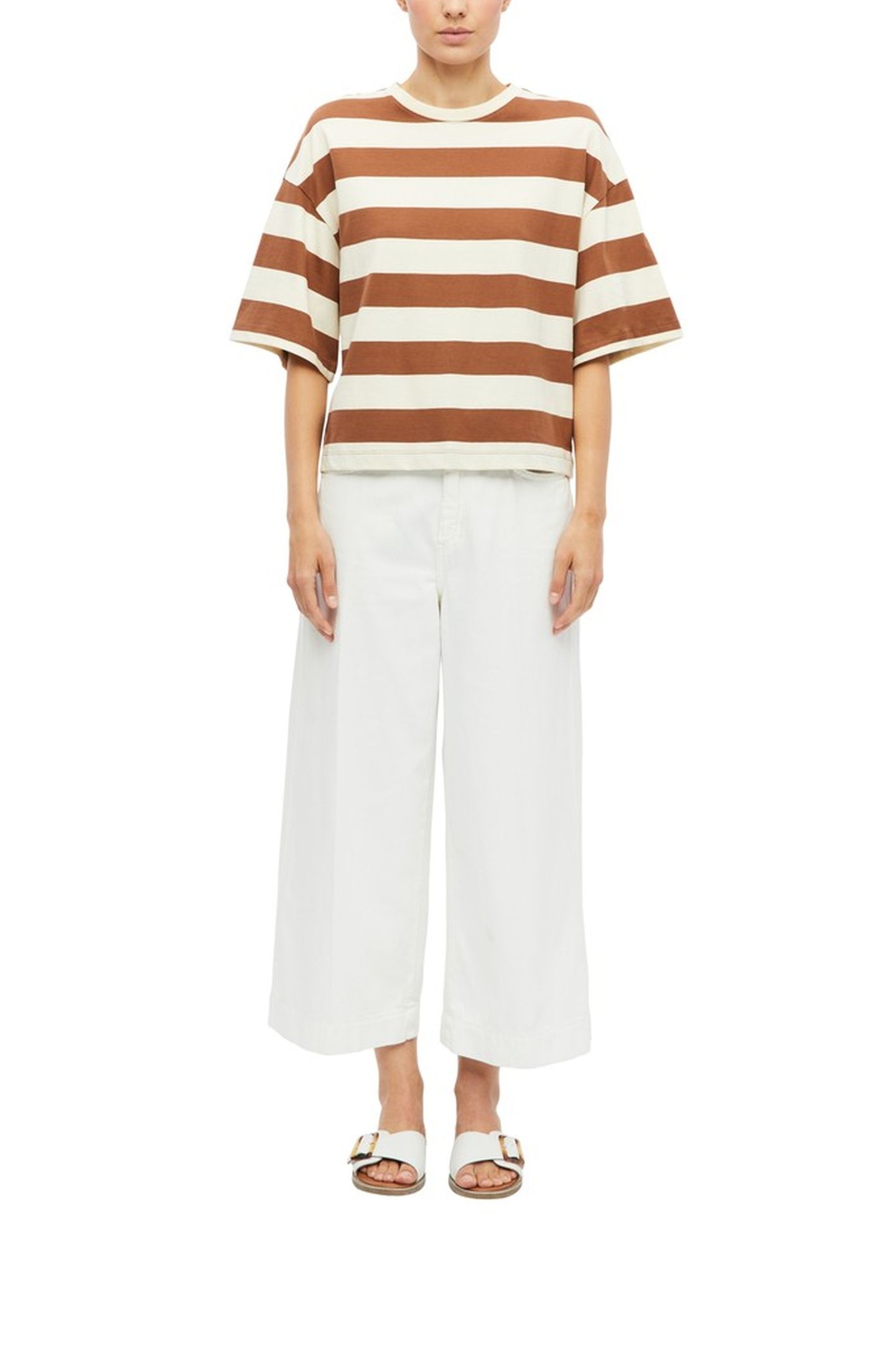 S.OLIVER T-SHIRTS BROWN 2