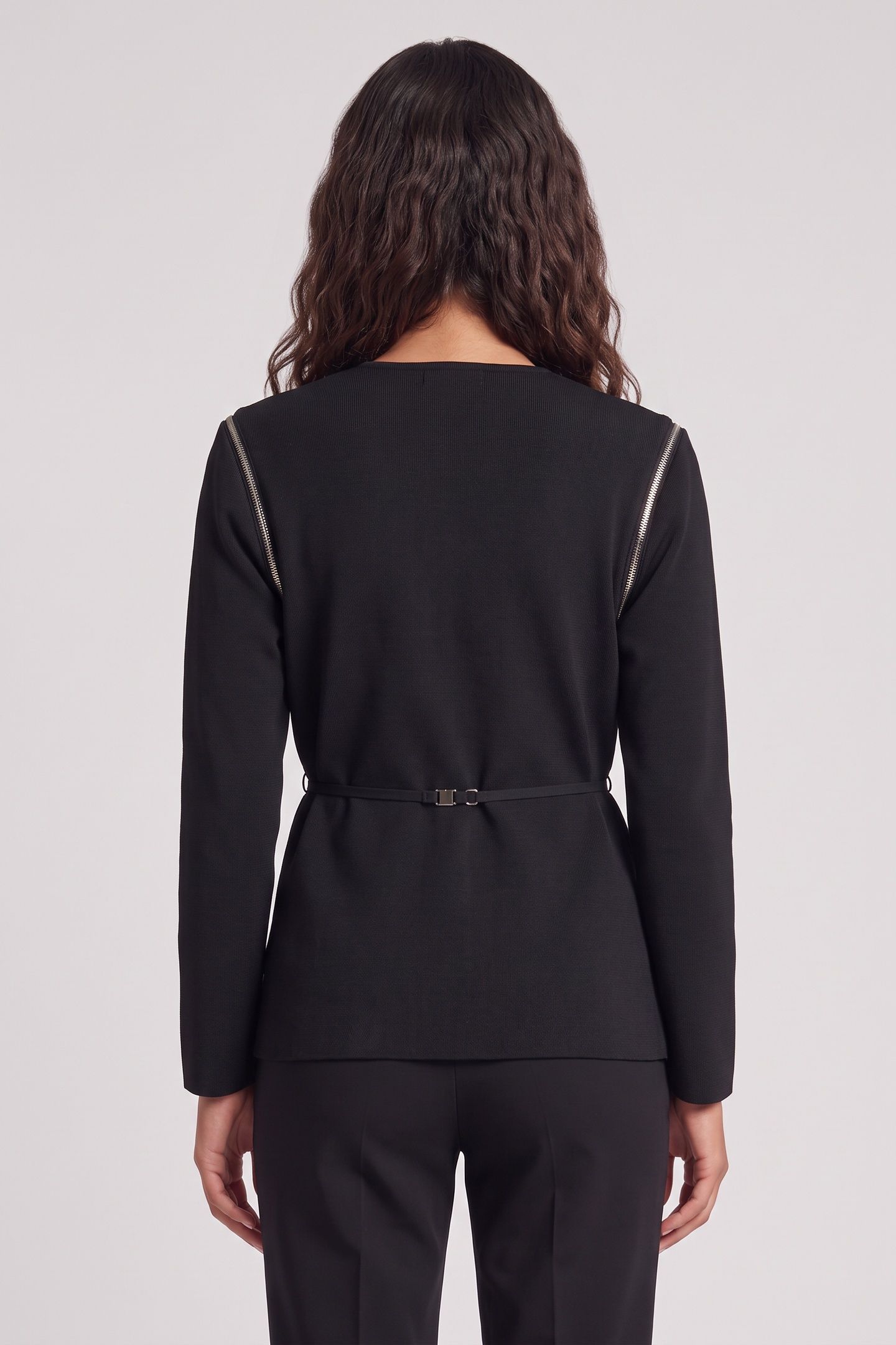 TRANSFORMER KNIT CARDIGAN BLACK 2