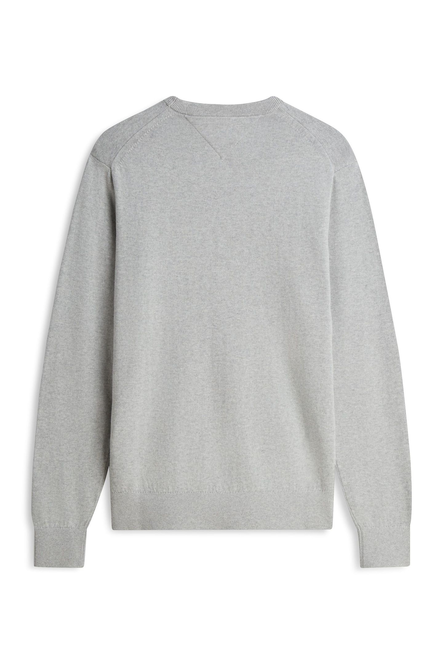 PIMA COTTON CASHMERE SWEATER LIGHT GREY HEATHER 5