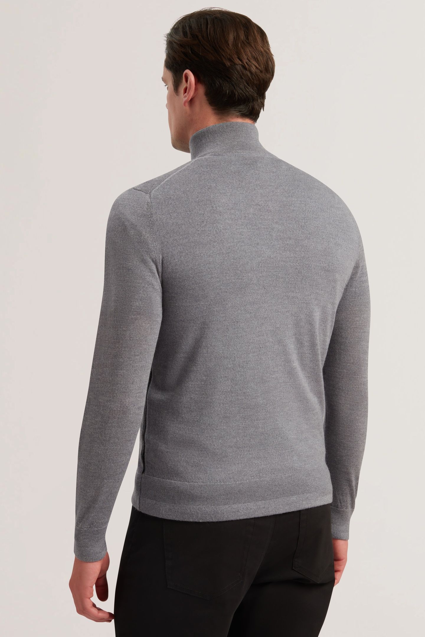 LIMEHAS LS MERINO CORE HALF ZIP CHARCOAL 3