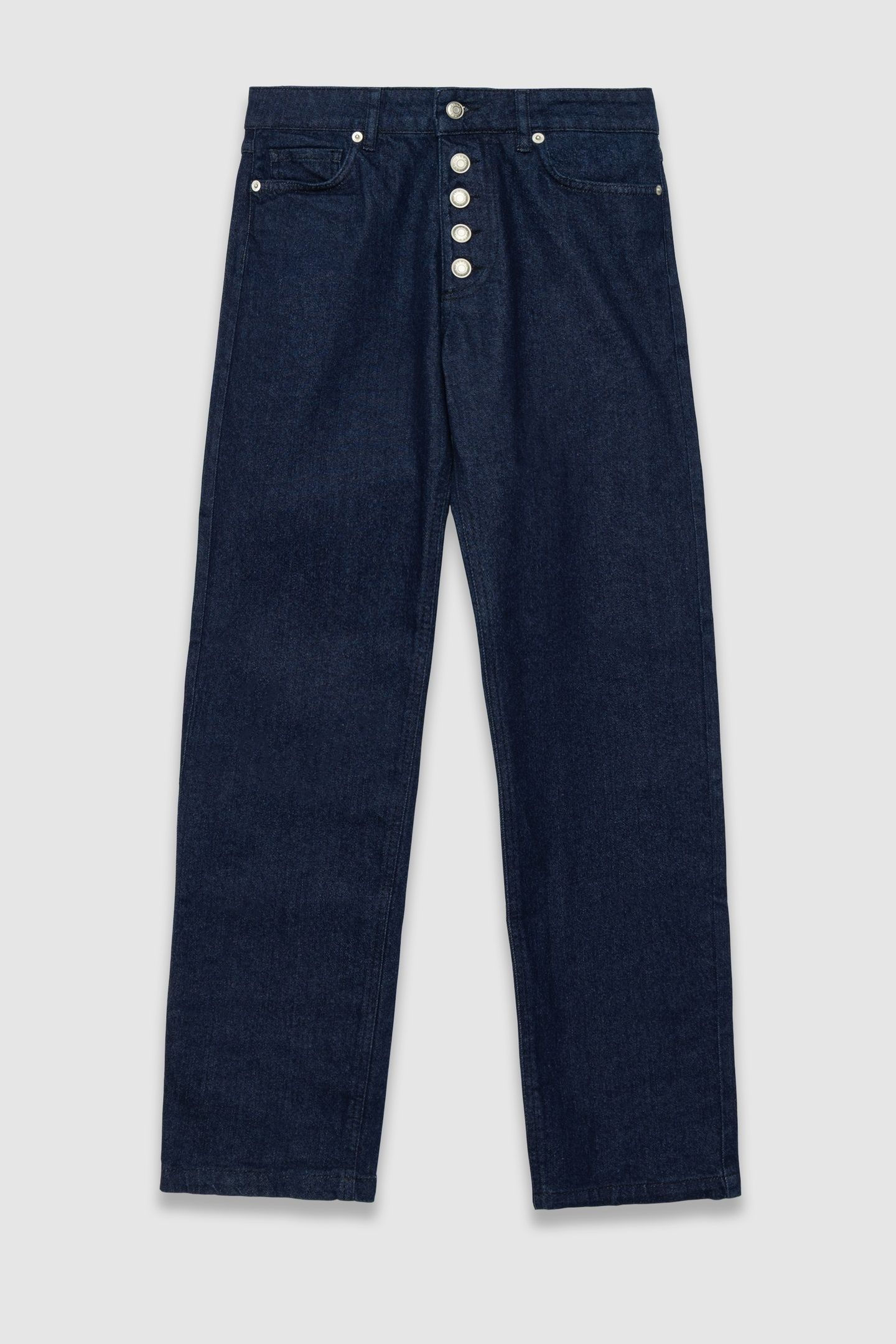 RAW JANIS STRAIGHT JEANS WITH VISIBLE BUTTONS 4