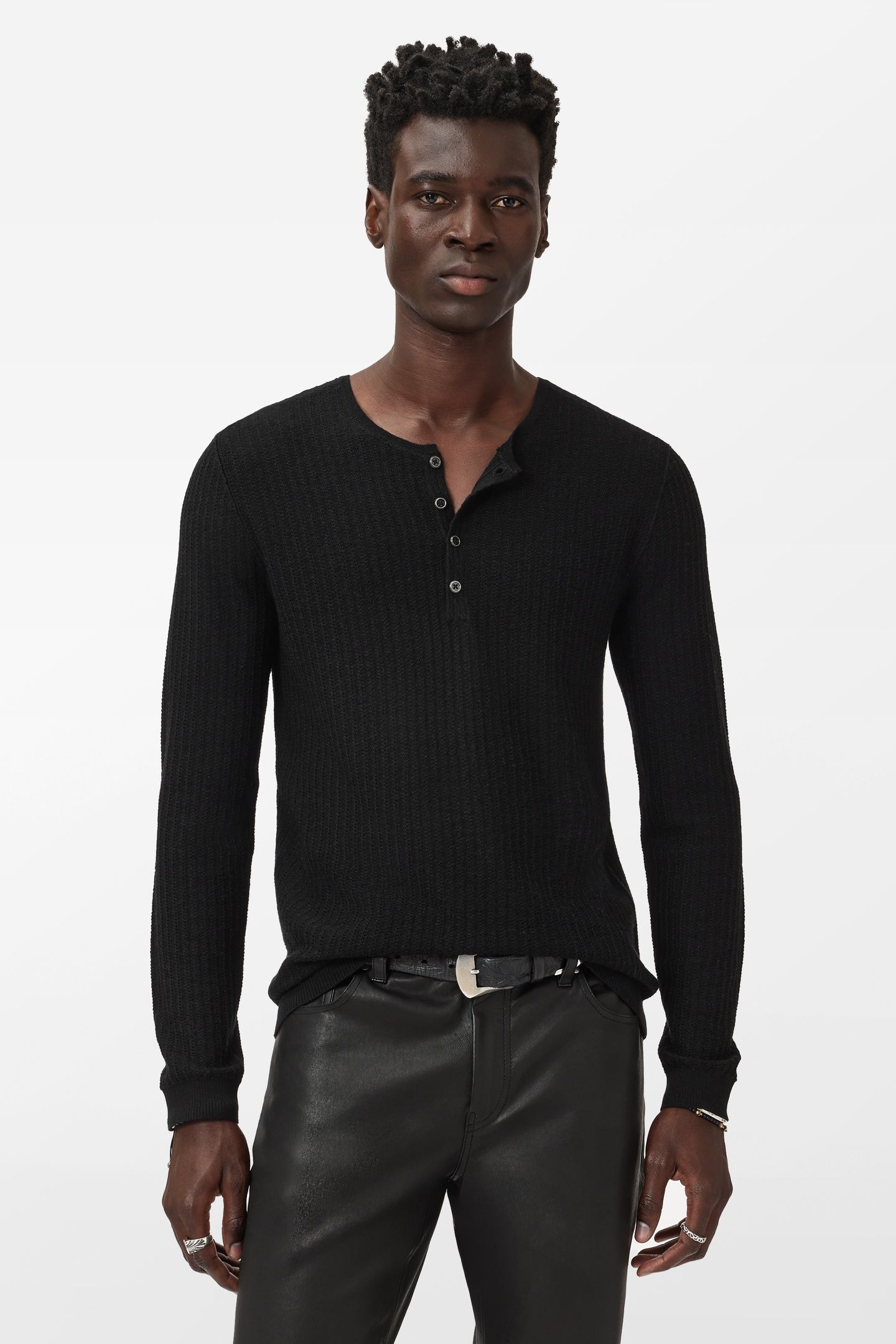 ALBANO HENLEY BLACK 1