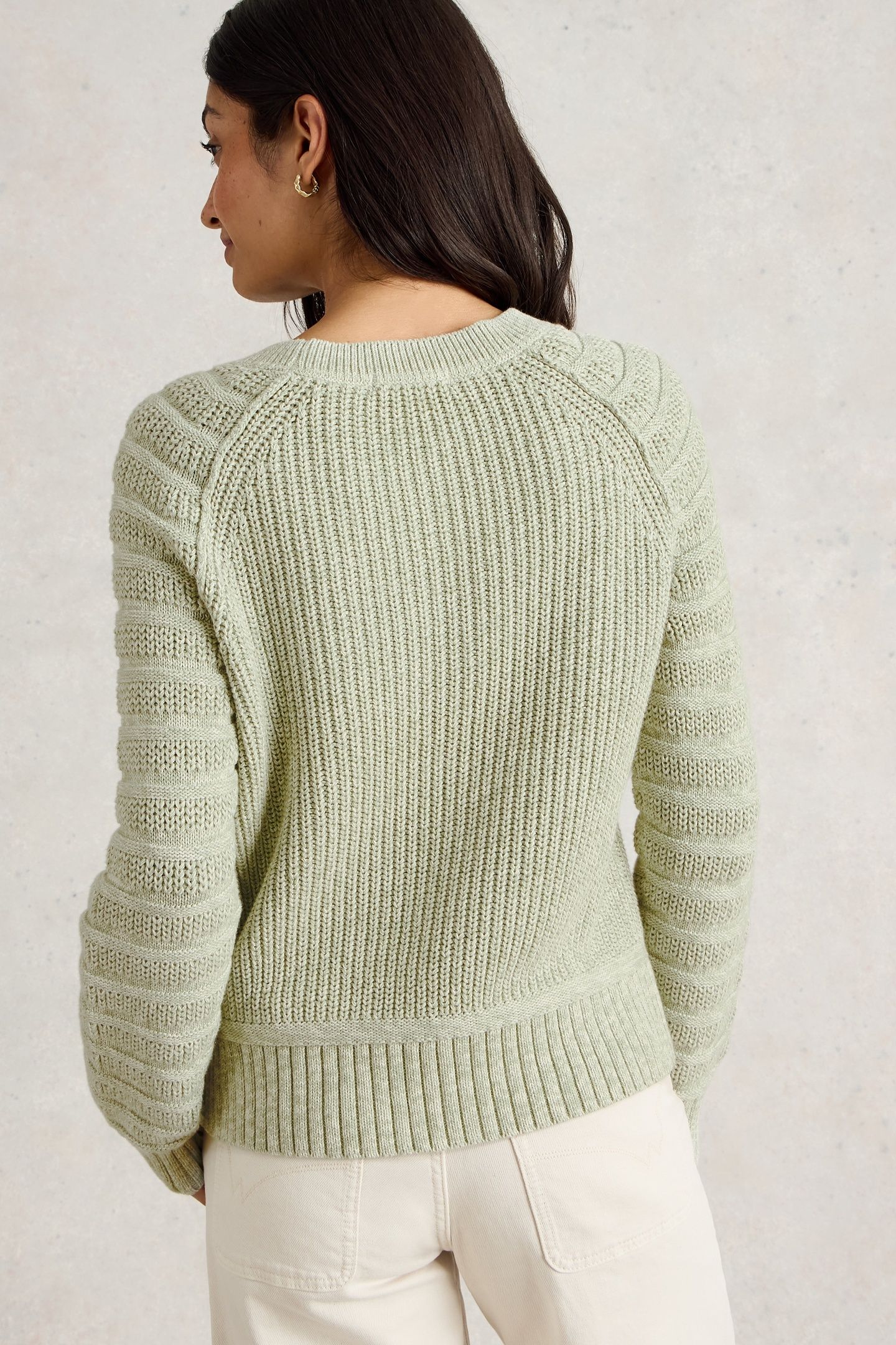 CINDY COTTON JUMPER KHAKI GRN 3