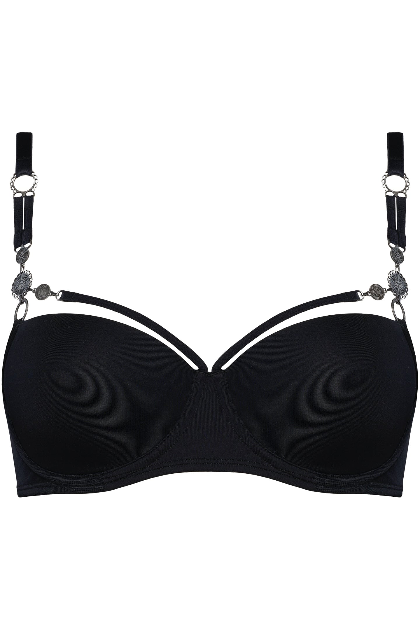 TARAKINI BLACK BALCONY BRA 3