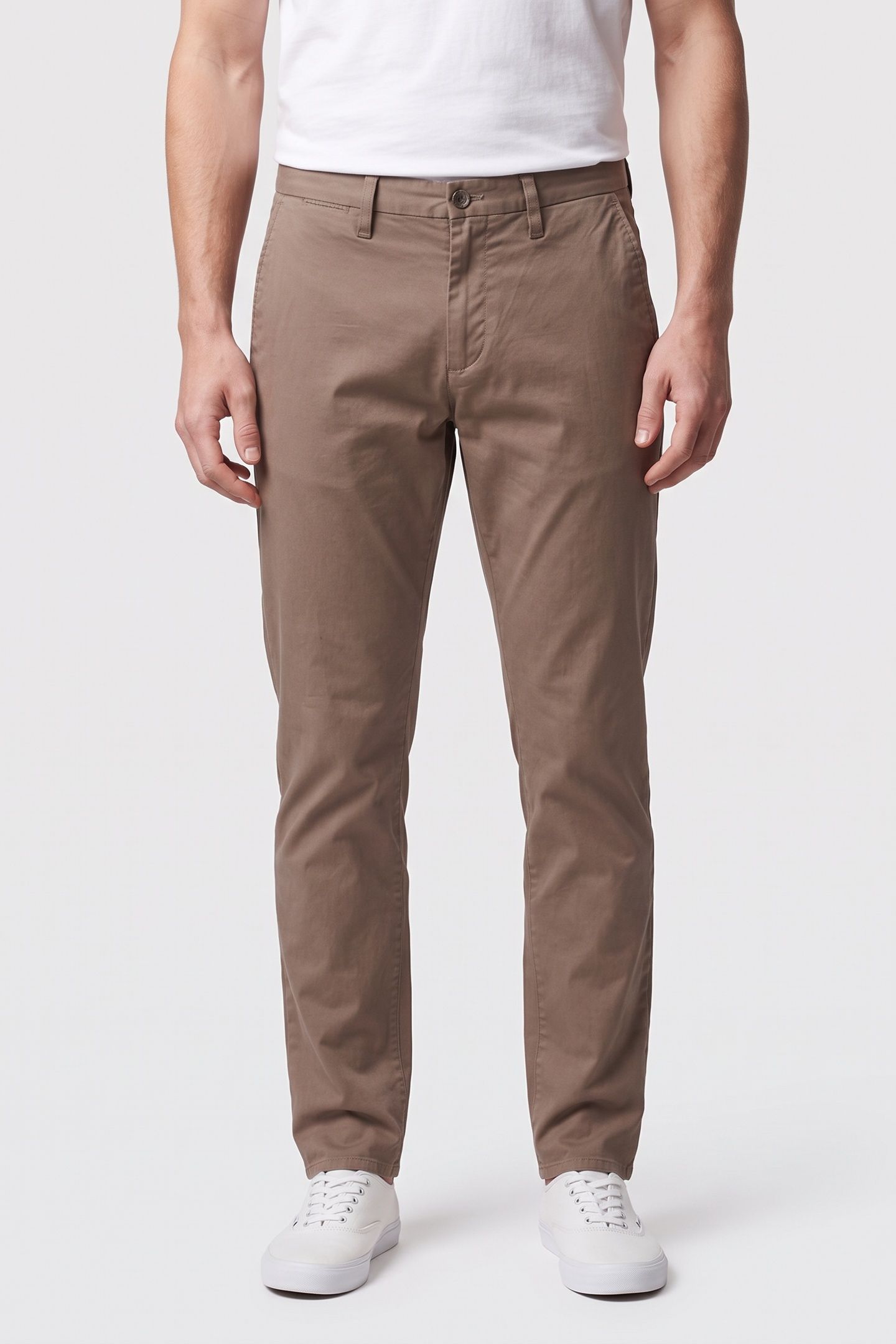 SLIM EVERYDAY CHINOS DESERT BROWN 1