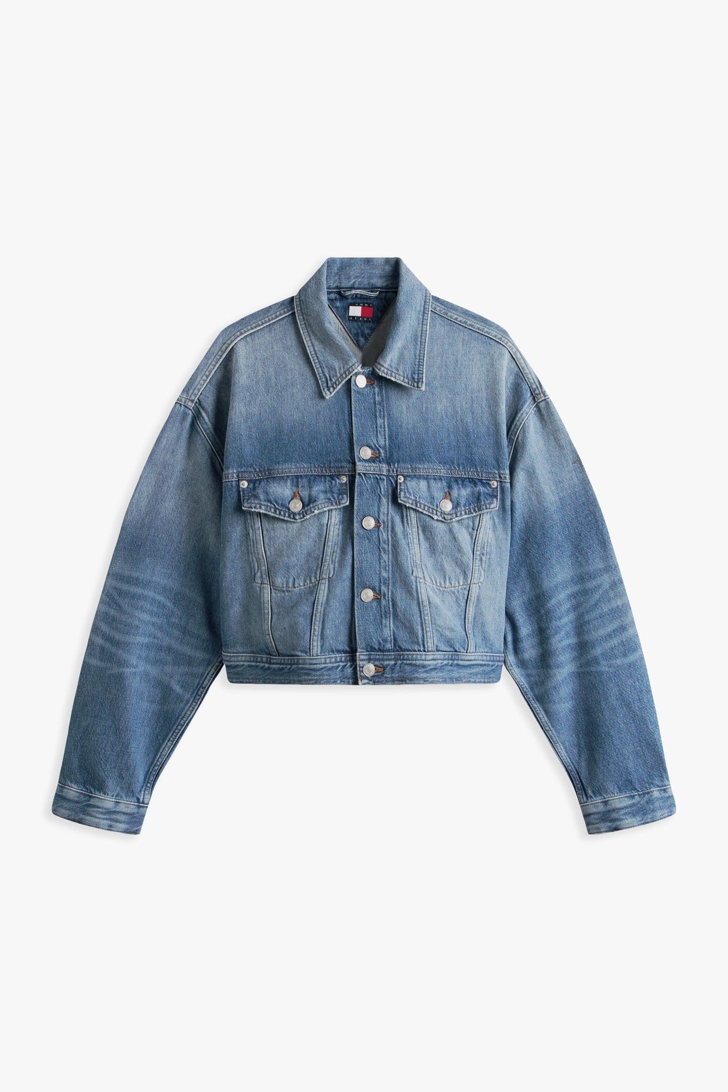 TOMMY GIRL OVERSIZED JACKET INDIGO WASH 6