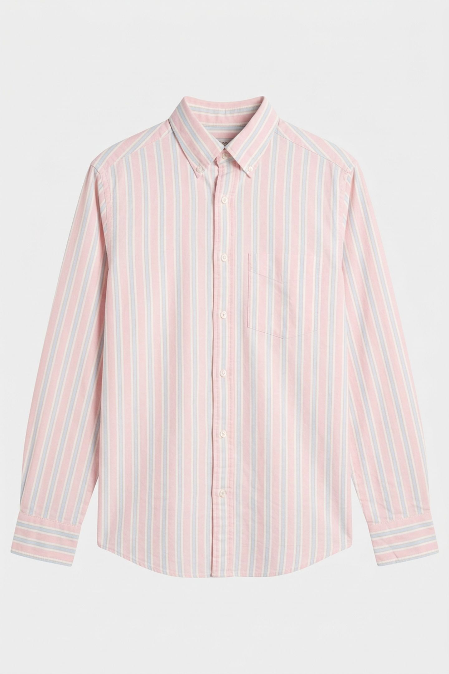 REG ARCHIVE OXFORD STRIPE SHIRT WASHED PINK 3
