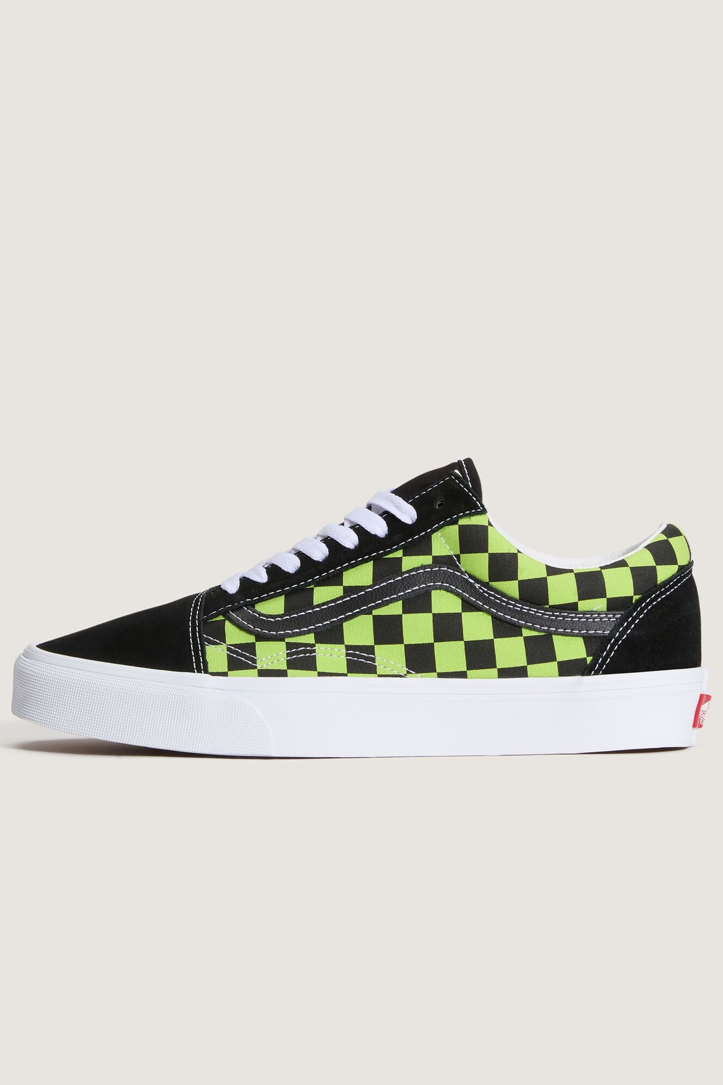 UNISEX OLD SKOOL CHECKERBOARD BLACK/GREEN FOAM 2