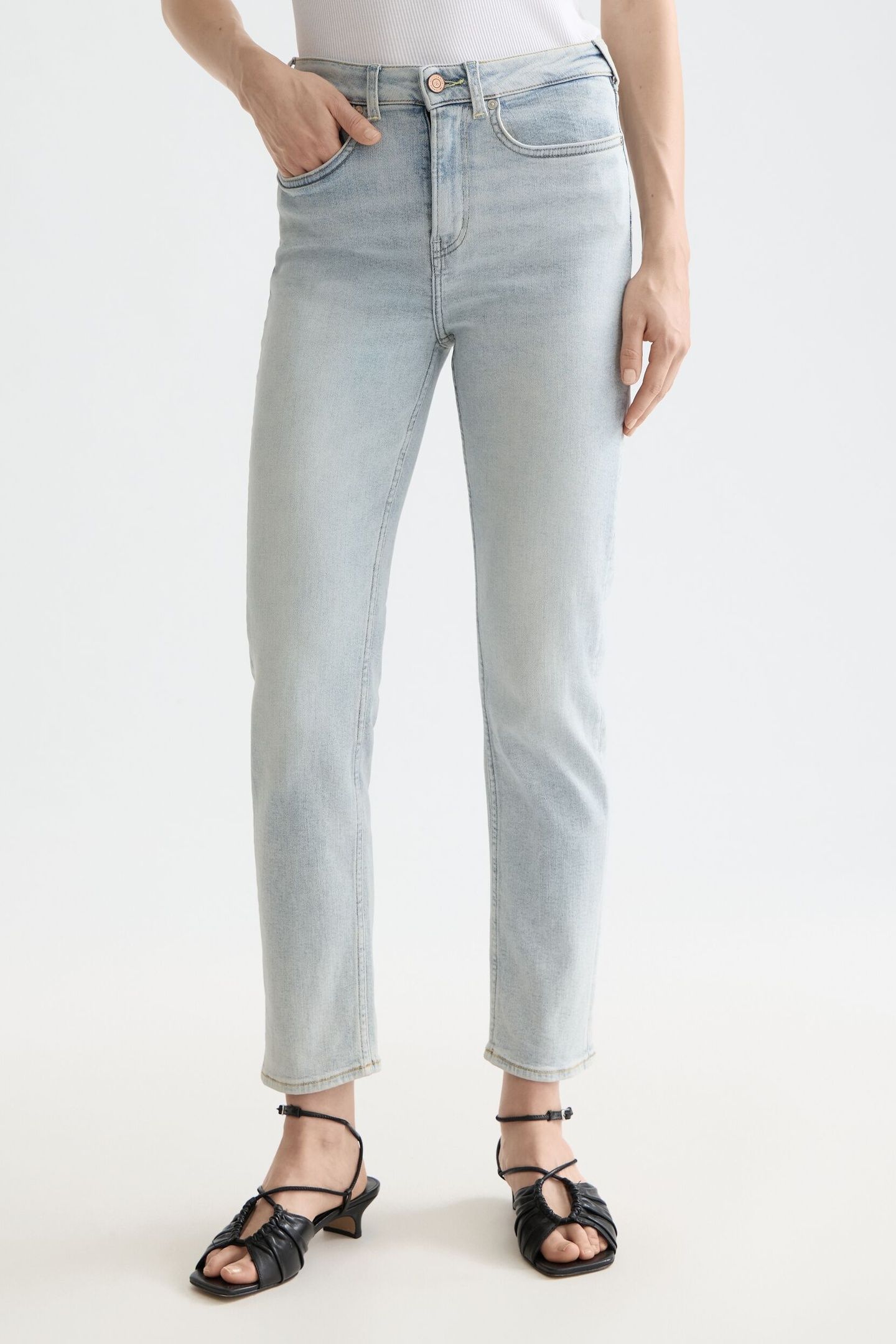 HIGH FIVE SUPER STRETCH SLIM JEANS TAKEDOWN BLUE 1