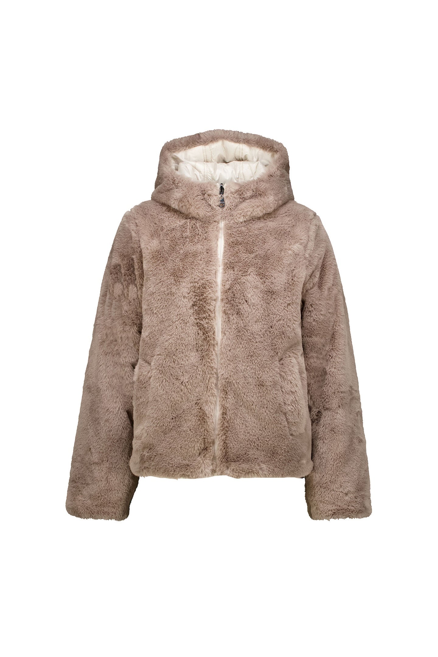 LADIES OUTDOOR JACKET TAUPE 4