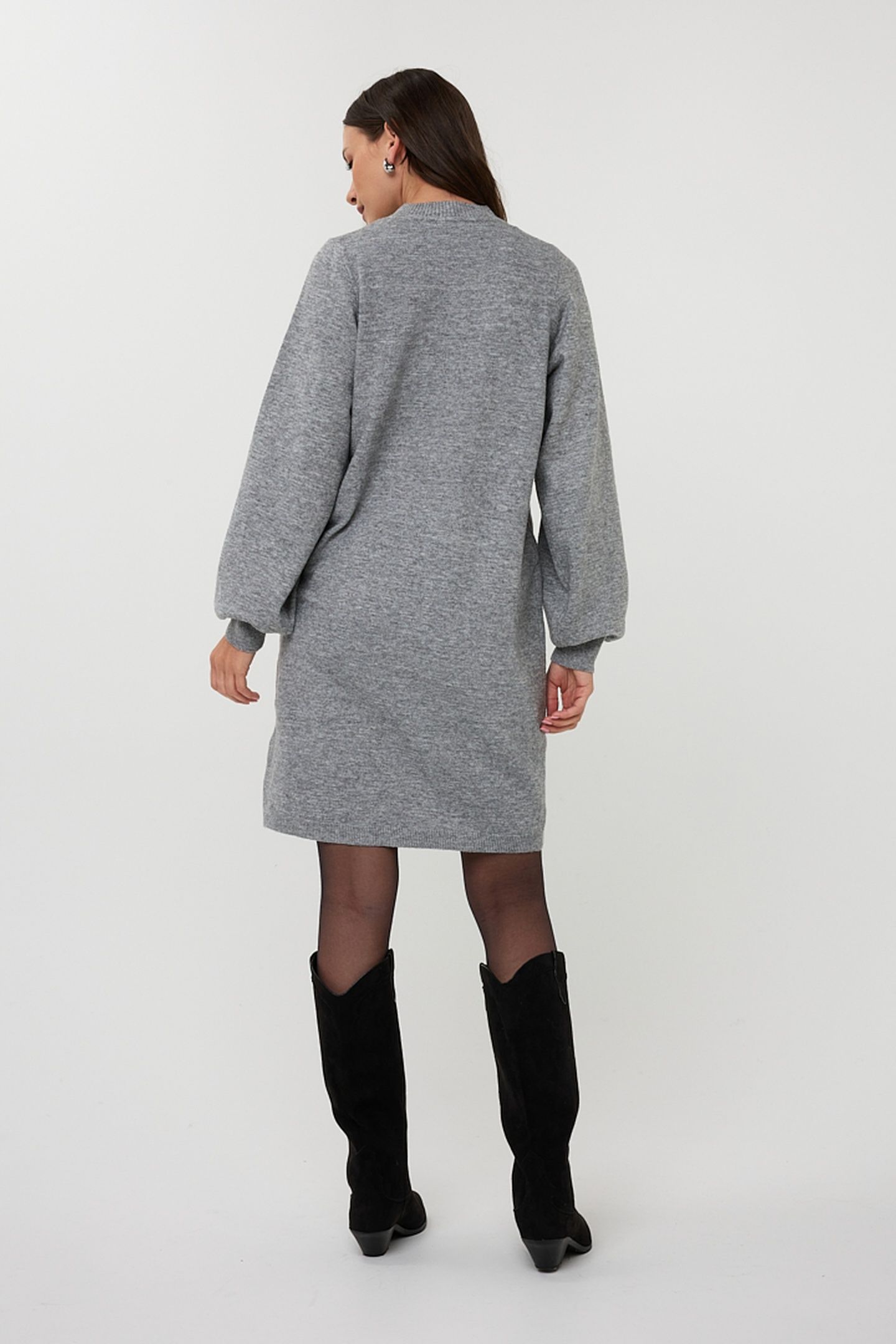 DRESS LUREX GREY MELANGE 4