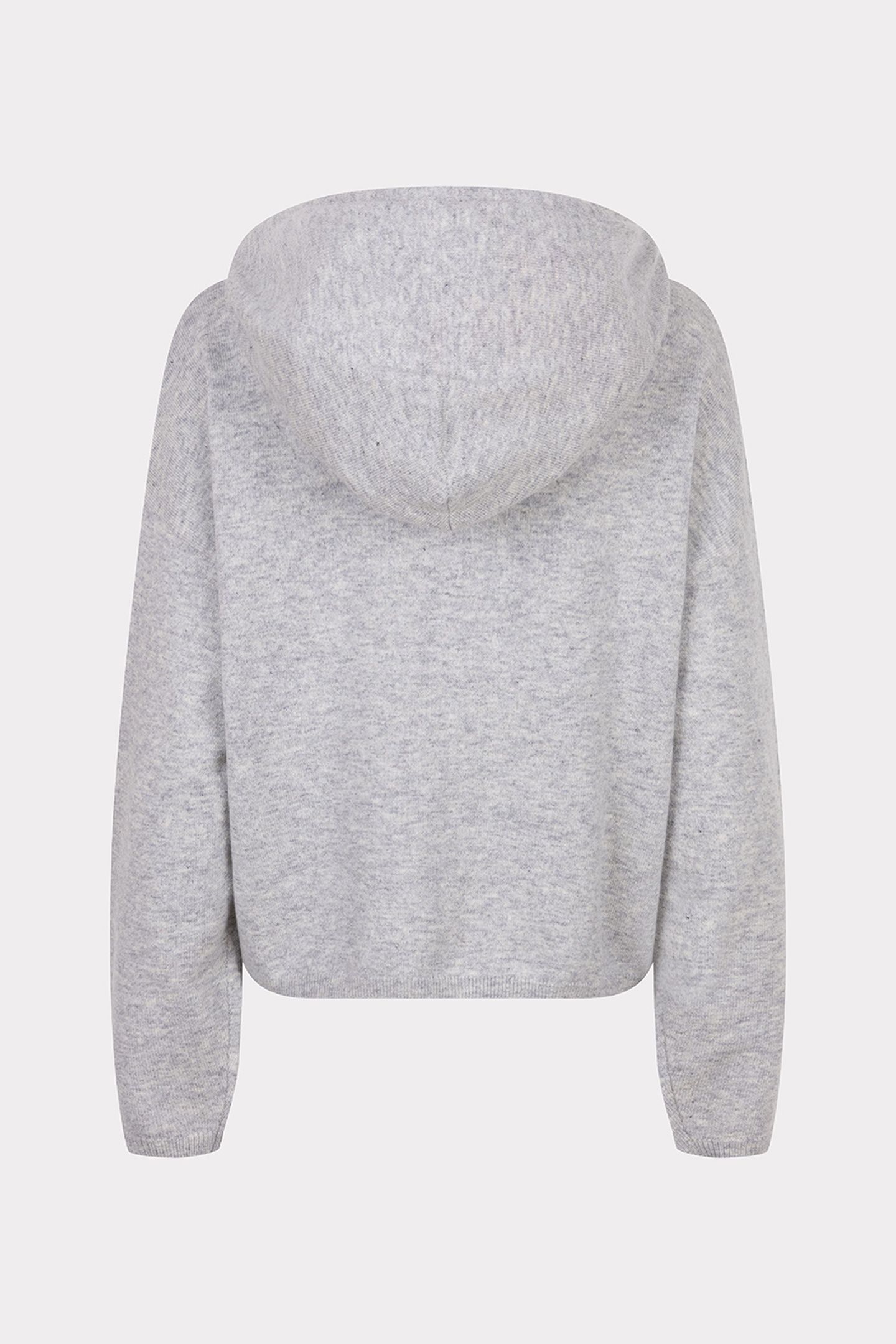 SWEATER HOODIE CHEST POCKET LIGHT GREY MELANGE 5