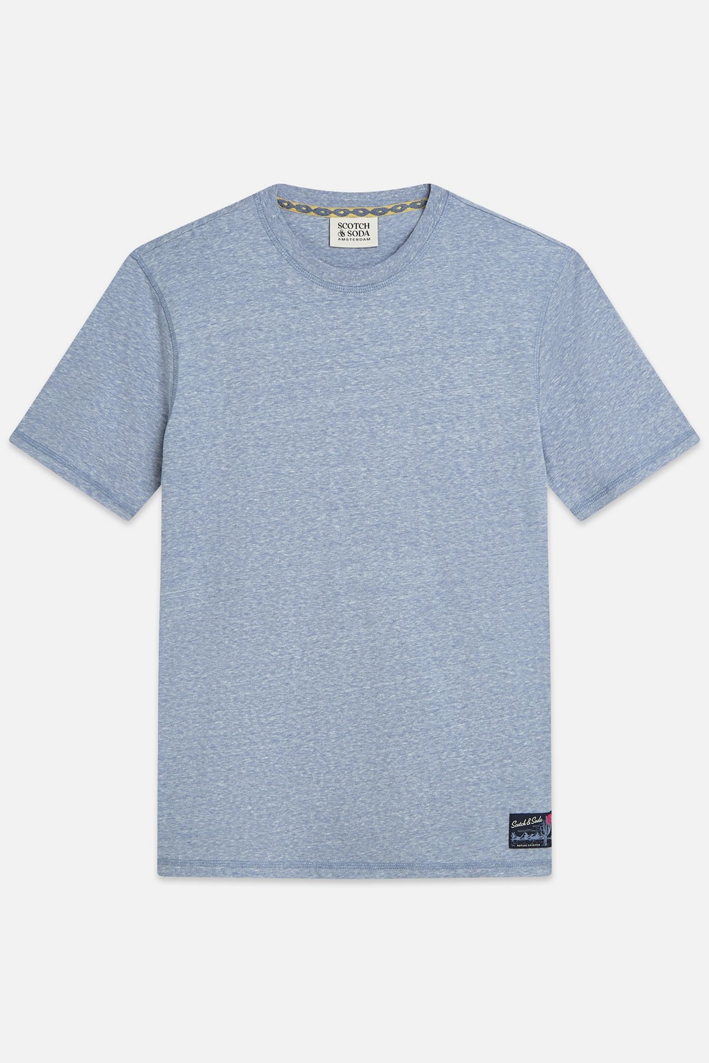 MELANGE REGULARFIT TSHIRT NAVY / RED / WHITE 4