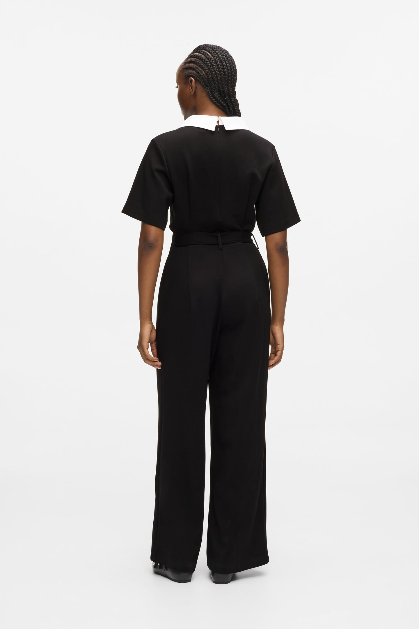 SIGNATURE COLLAR JUMPSUIT BLACK 3