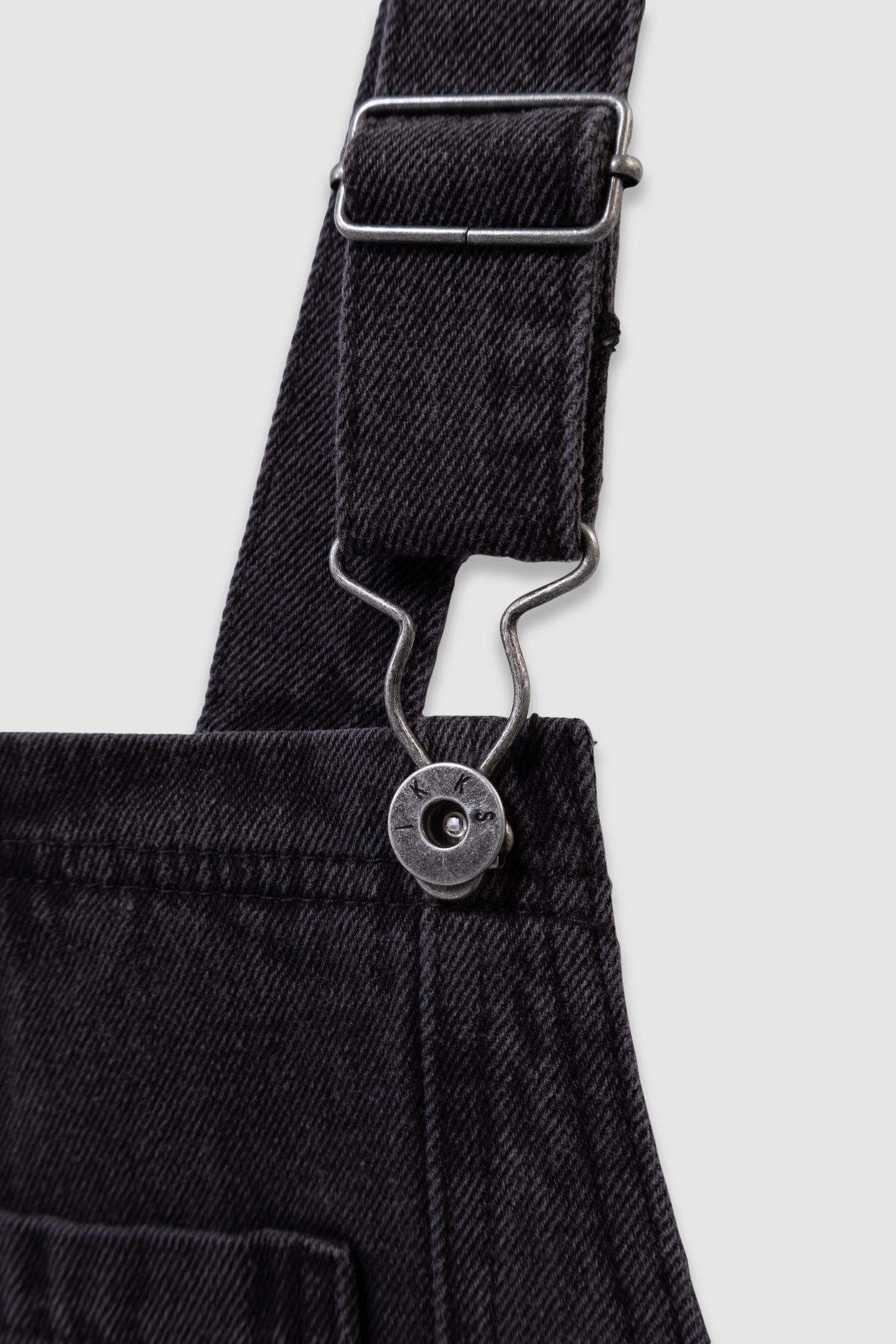 GIRLS’ GREY DENIM SPLIT MIDI DUNGAREE DRESS 5