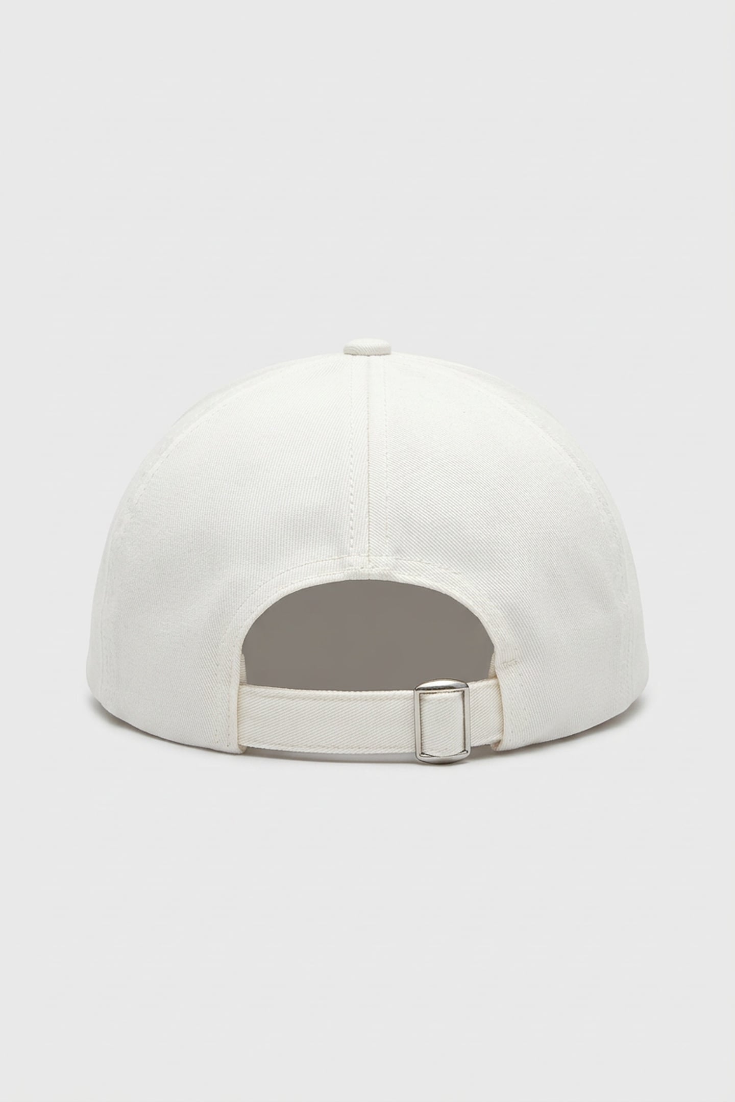 TEEN UNISEX SHIELD COTTON TWILL CAP EGGSHELL 4