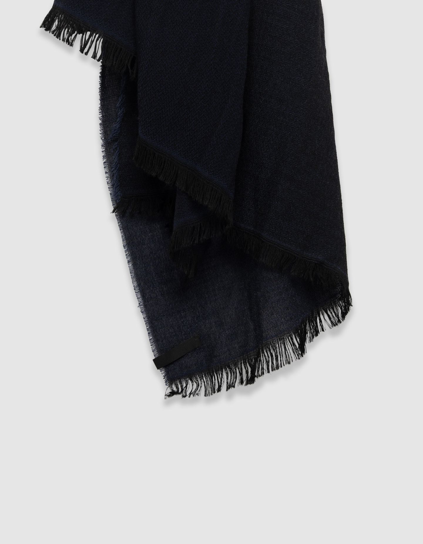 NAVY SEMI-PLAIN HERRINGBONE SCARF 4