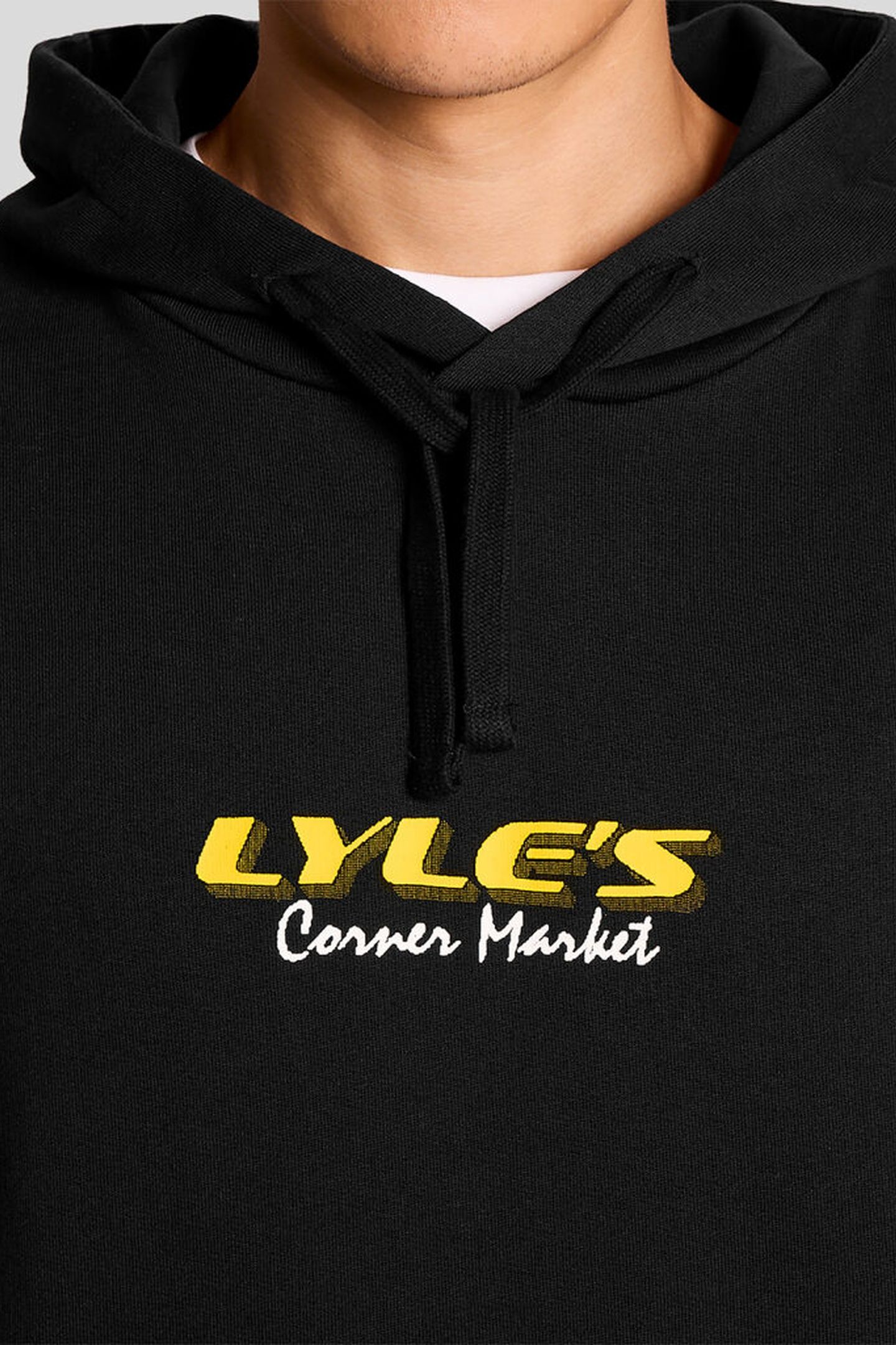 RECEIPT GRAPHIC HOODIE JET BLACK 6