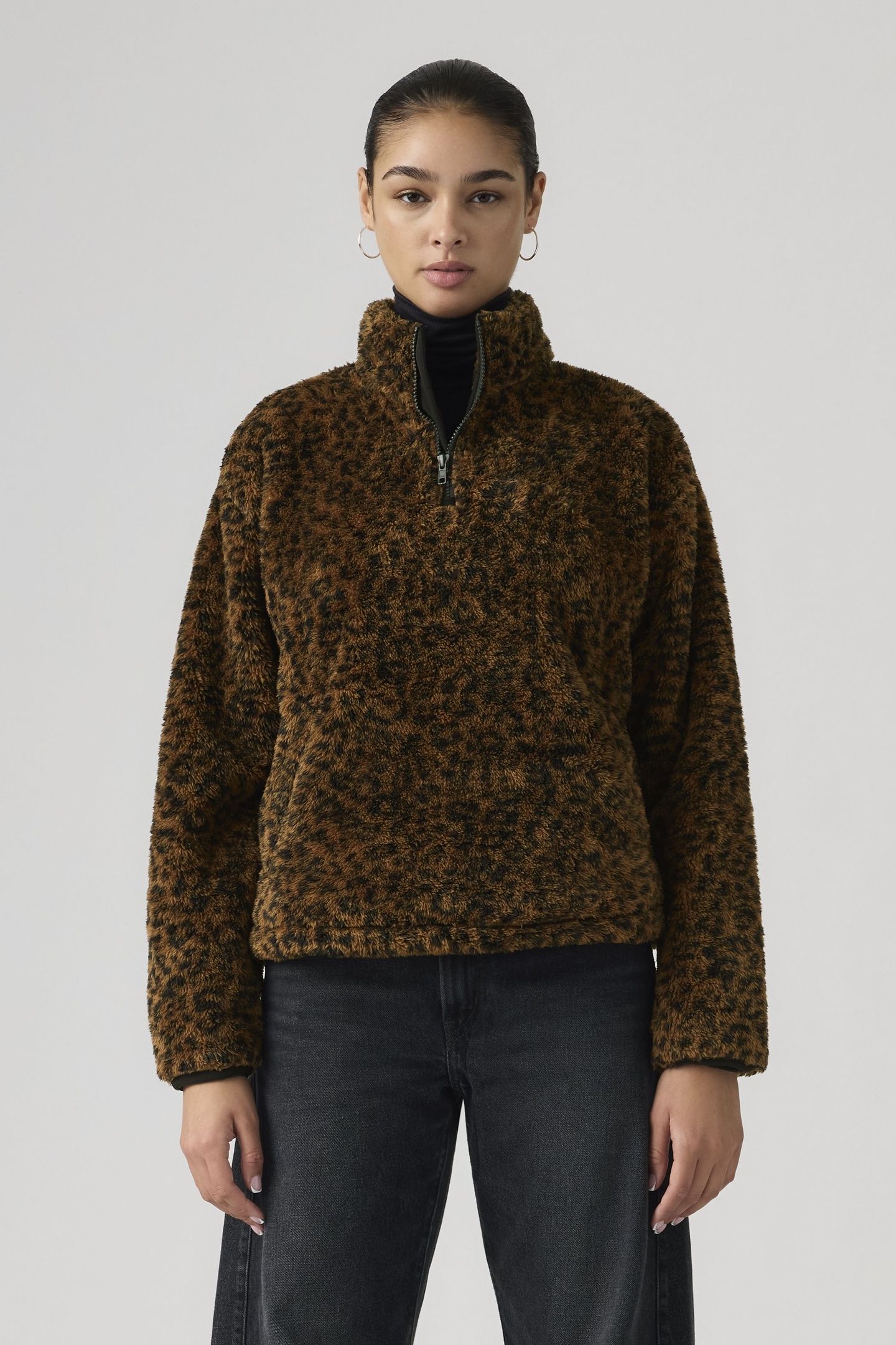 GEMMA SHERPA 1/4 ZIP SWEATSHIRT 2