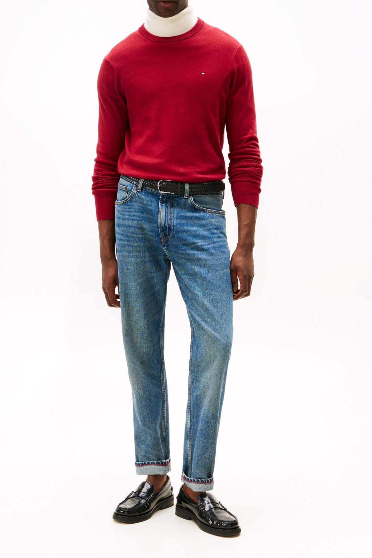 PIMA COTTON CASHMERE SWEATER REGATTA RED 2