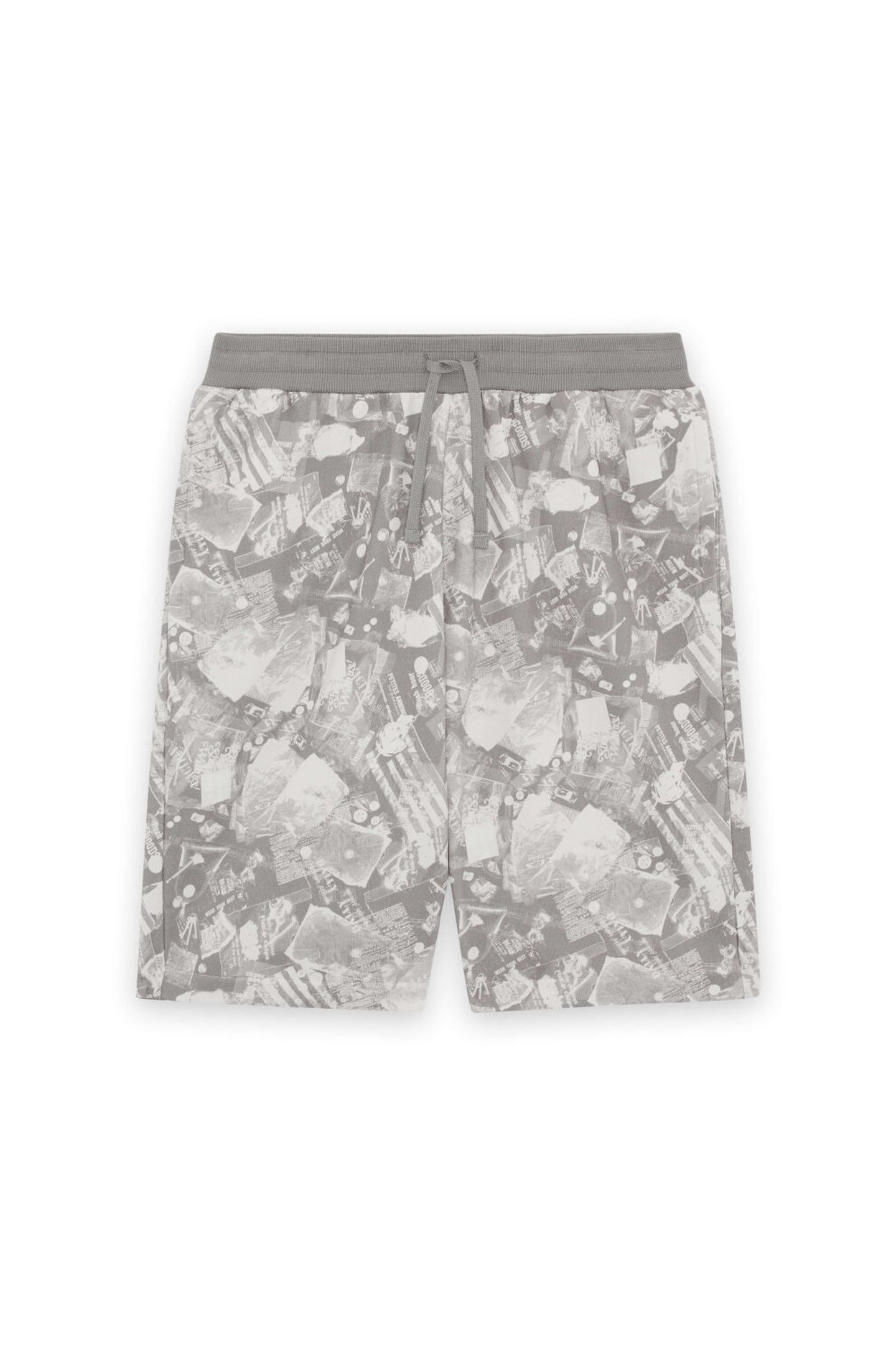 INDUSTRIAL PRINT SWEATSHORT COLD GREY 4